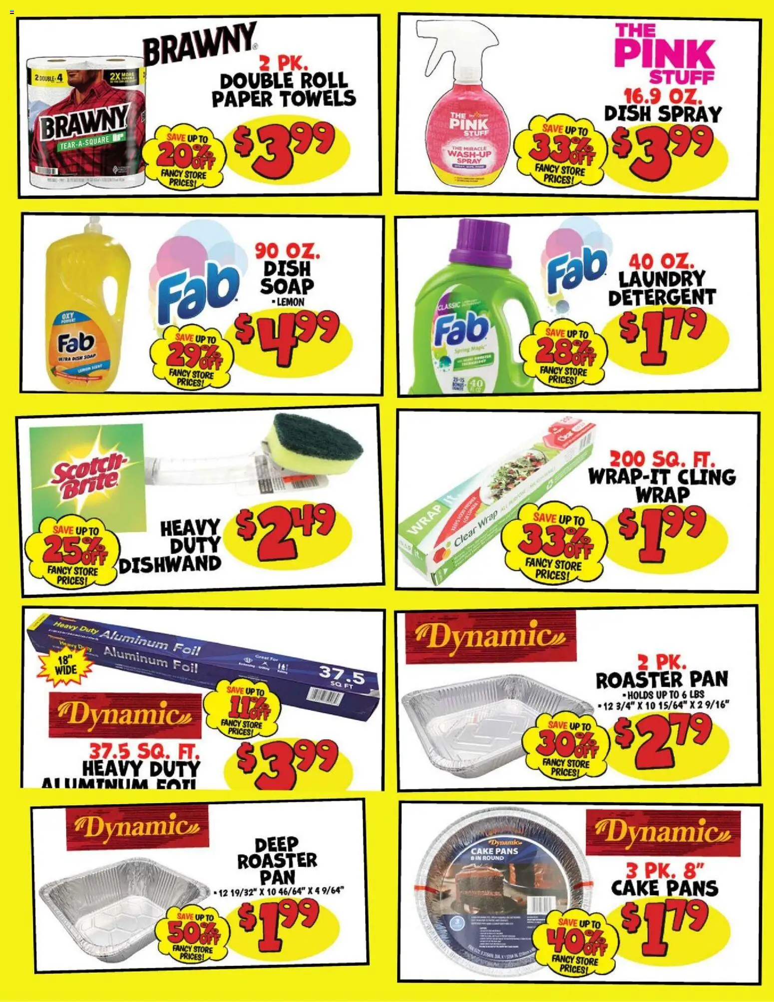 Ollie's Ad 2 - valid from 07/16/2026 | Page: 4 | Products: Pan, Soap, Detergent, Lemon
