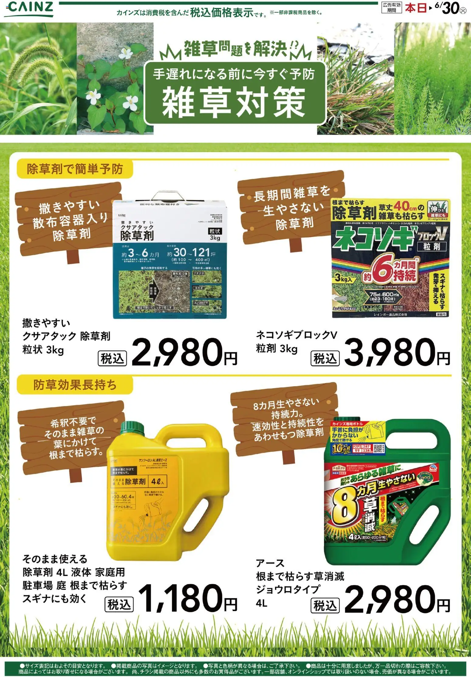 {H1} | ページ: 1 | 製品: 除草剤