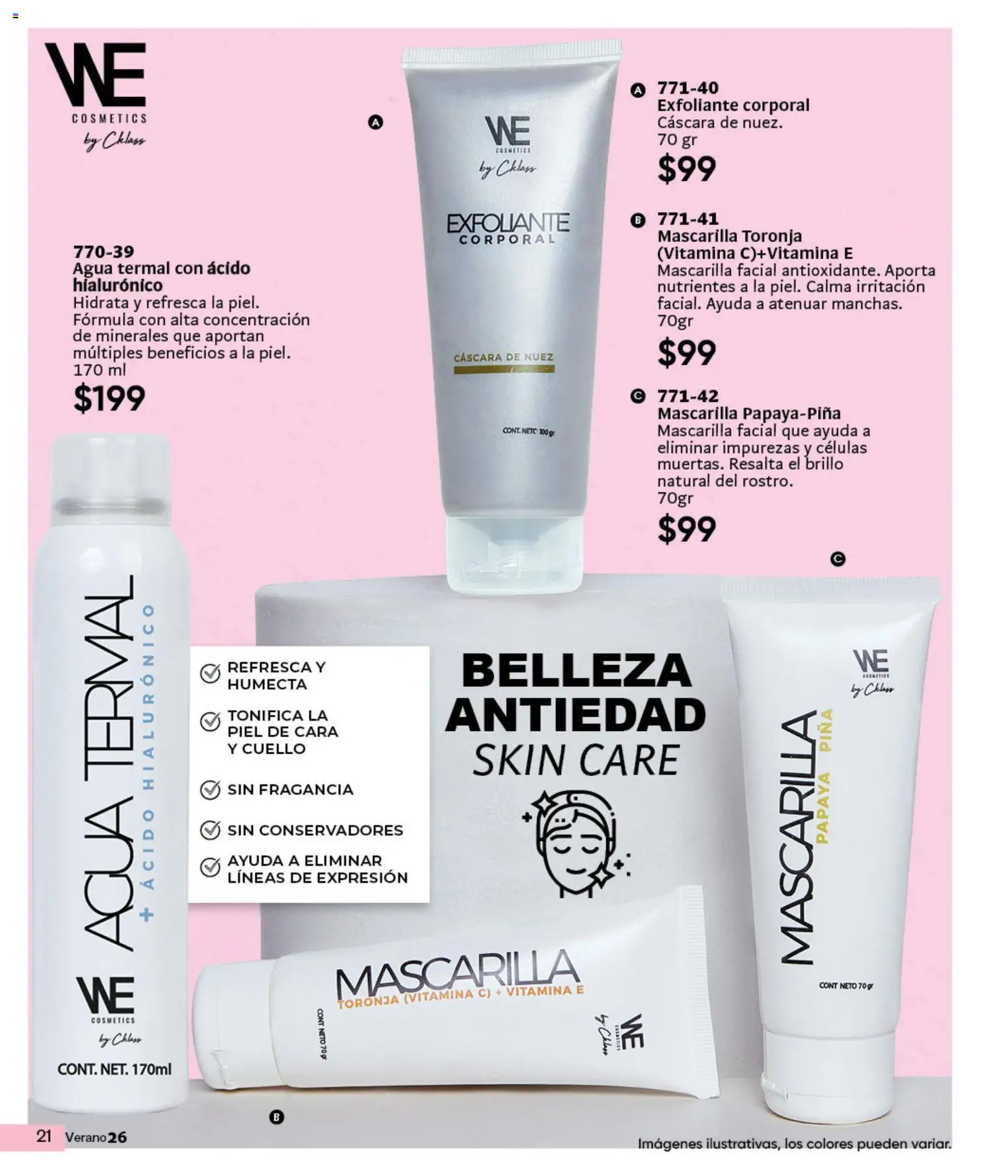 Nuevas ofertas de Cklass válidas en toda la República Mexicana desde el 05.03.2026. ¡Encuentra las mejores ofertas en Cklass catálogo Verano Home! | Página: 76 | Productos: Exfoliante corporal, Agua, Nuez, Fragancia