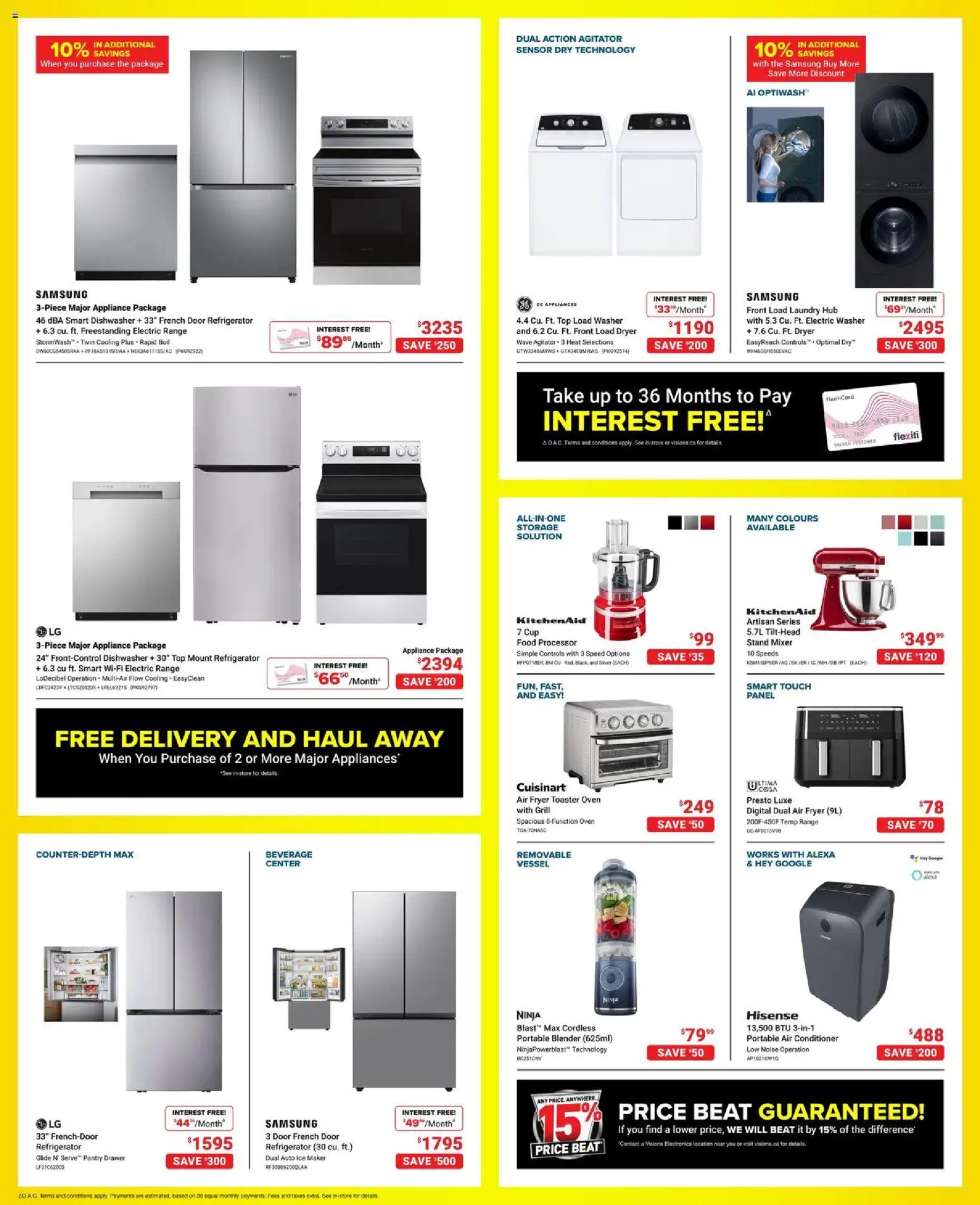 Visions flyer valid from 12.06.2026 | Page: 4 | Products: Refrigerator, Dryer, Dishwasher, Conditioner