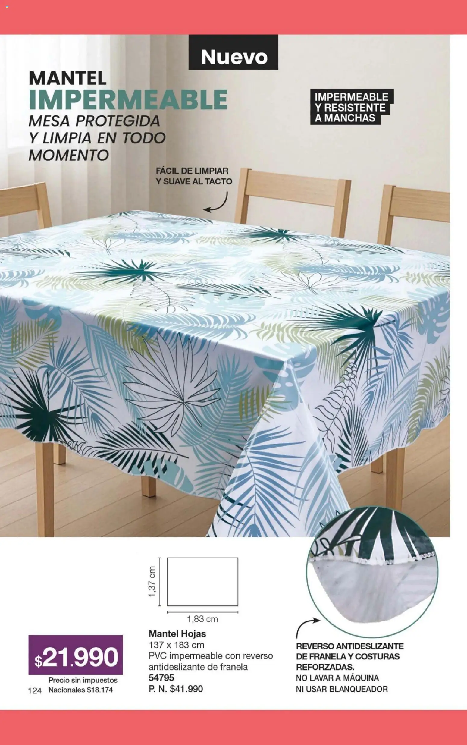 Gigot catálogo 11 │ válido desde el 01/07/2026 | Página: 130 | Productos: Mesa, Mantel
