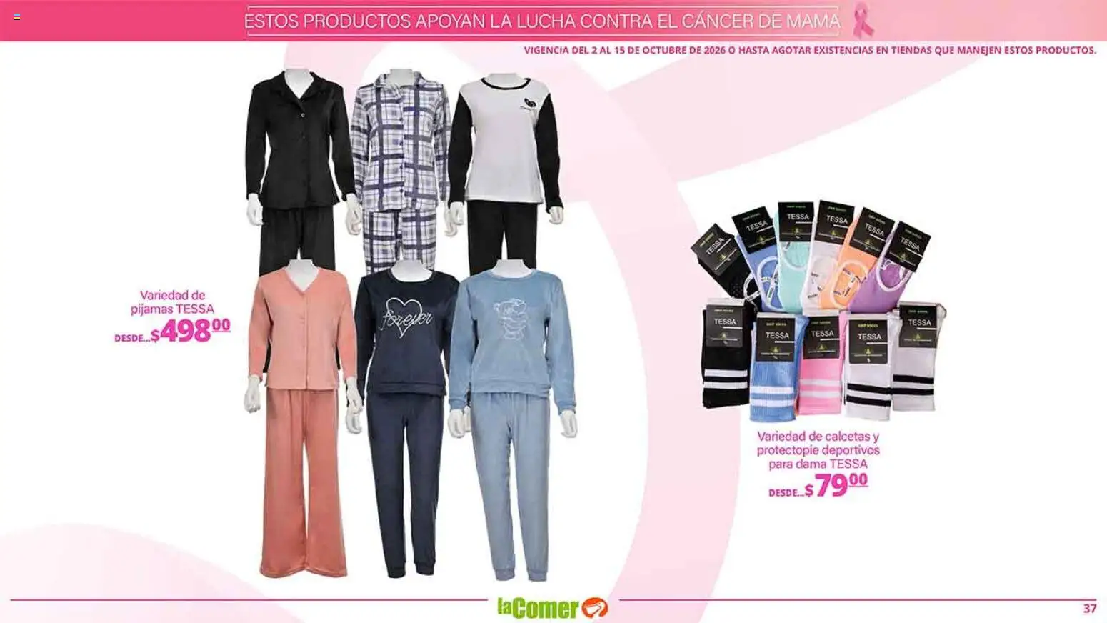 Nuevas ofertas de La Comer válidas en toda la República Mexicana desde el 02/10/2026. ¡Encuentra las mejores ofertas en La Comer folleto es la tienda rosa! | Página: 37