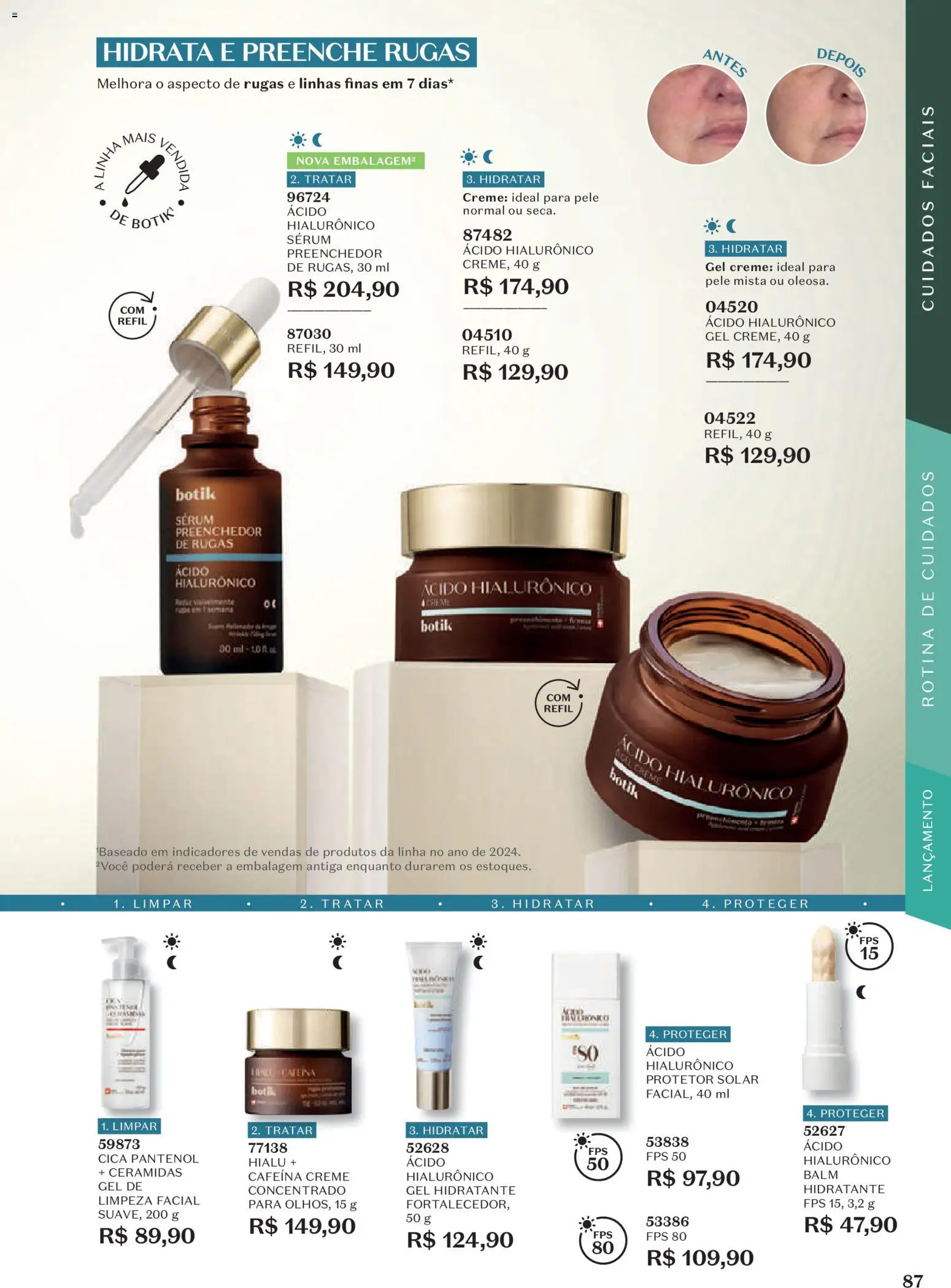 O Boticário Folheto - válido de 20/07/2026 | Página: 89 | Produtos: Protetor solar, Sérum, Gel de limpeza, Creme
