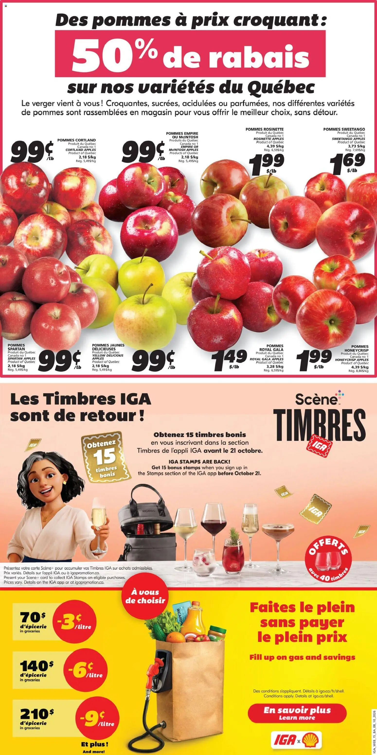 IGA flyer valid from Oct 8, 2026 | Page: 3