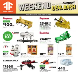 Preview of Mills Fleet Farm weekly ads valid from 06/25/2026