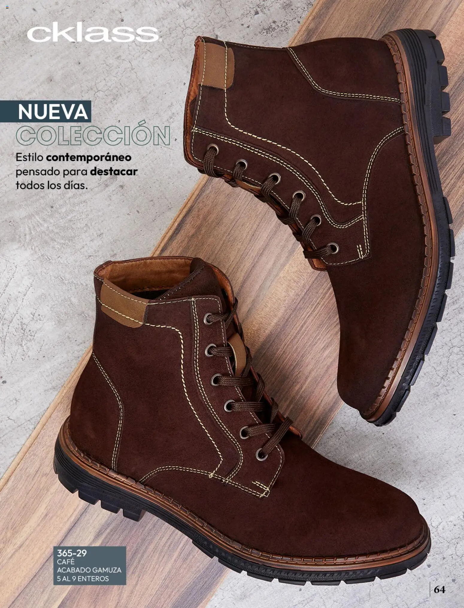 Nuevas ofertas de Cklass válidas en toda la República Mexicana desde el 08/07/2026. ¡Encuentra las mejores ofertas en Cklass catálogo Ropa caballero! | Página: 65 | Productos: Café, Gamuza