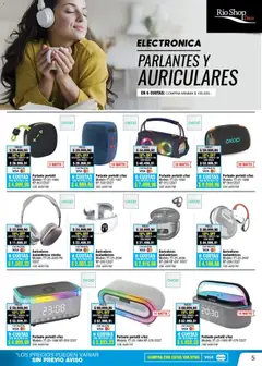 Vista previa Río Shop Deco catálogo válido desde el 26.05.2026 | Página: 5 | Productos: Vincha, Auriculares, Parlante