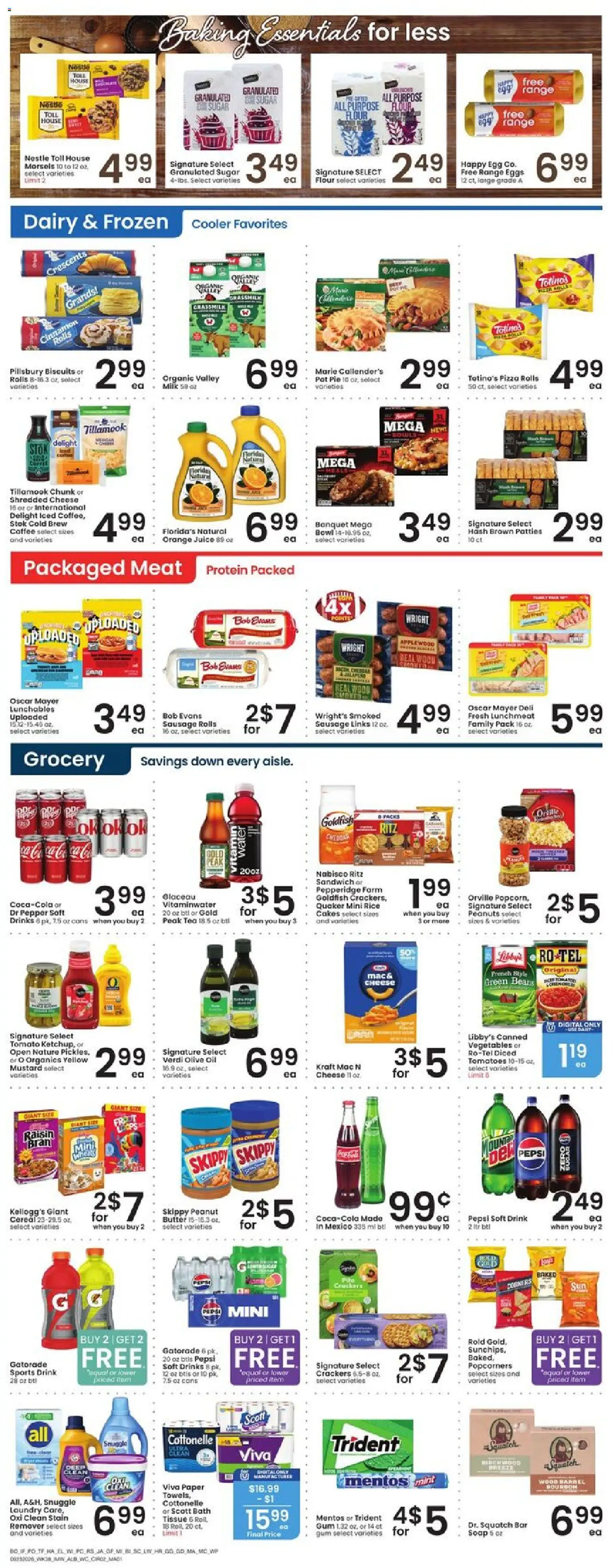 Albertsons Weekly Ad - valid from 09/23/2026 | Page: 3 | Products: Vitamin, Rice, Water, Vegetables