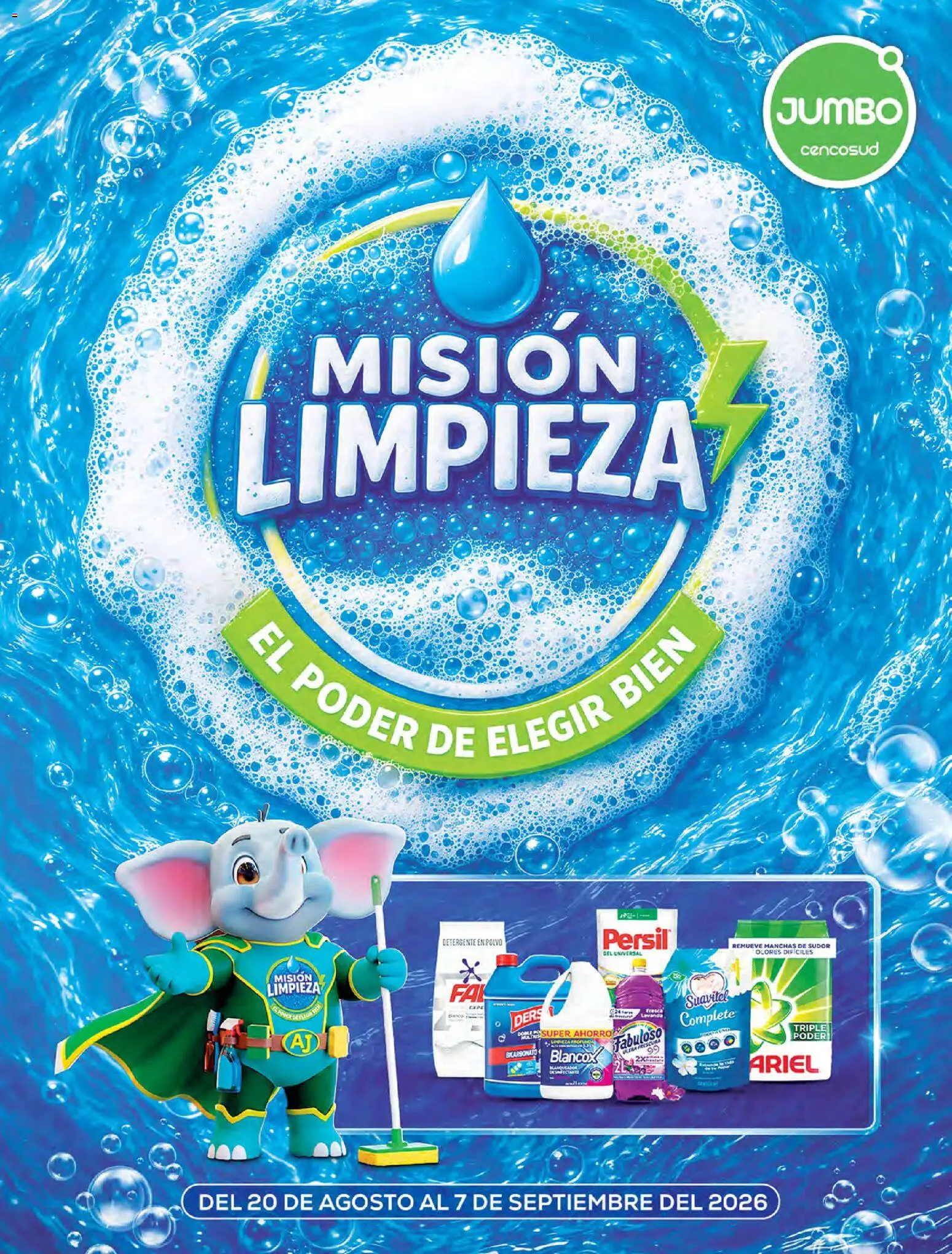 Jumbo revista - valida desde el 20/08/2026 | Página: 1 | Productos: Detergente en polvo, Polvo, Detergente