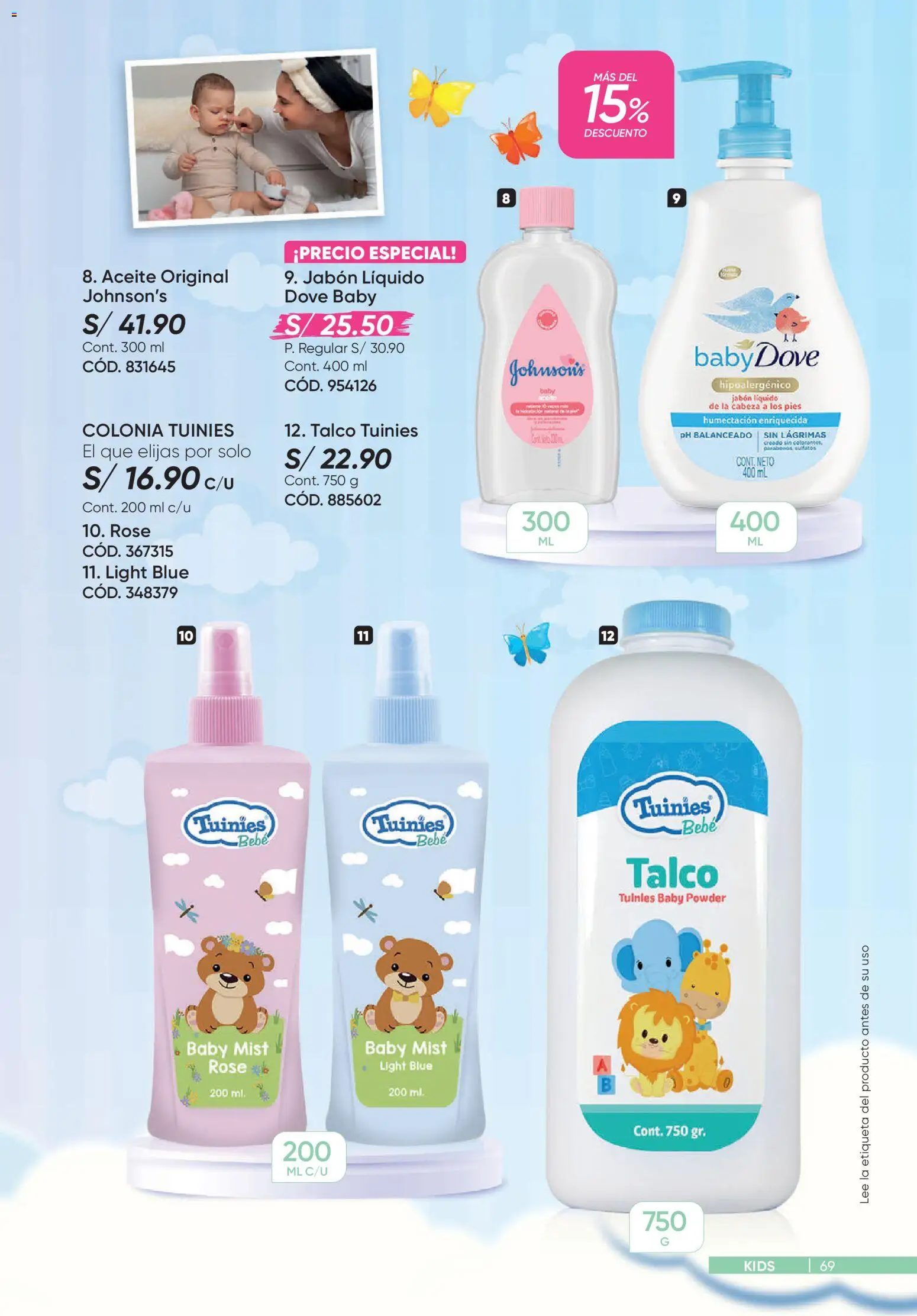 Catálogo Azzorti válido desde 14/08/2026 | Página: 69 | Productos: Jabón, Aceite