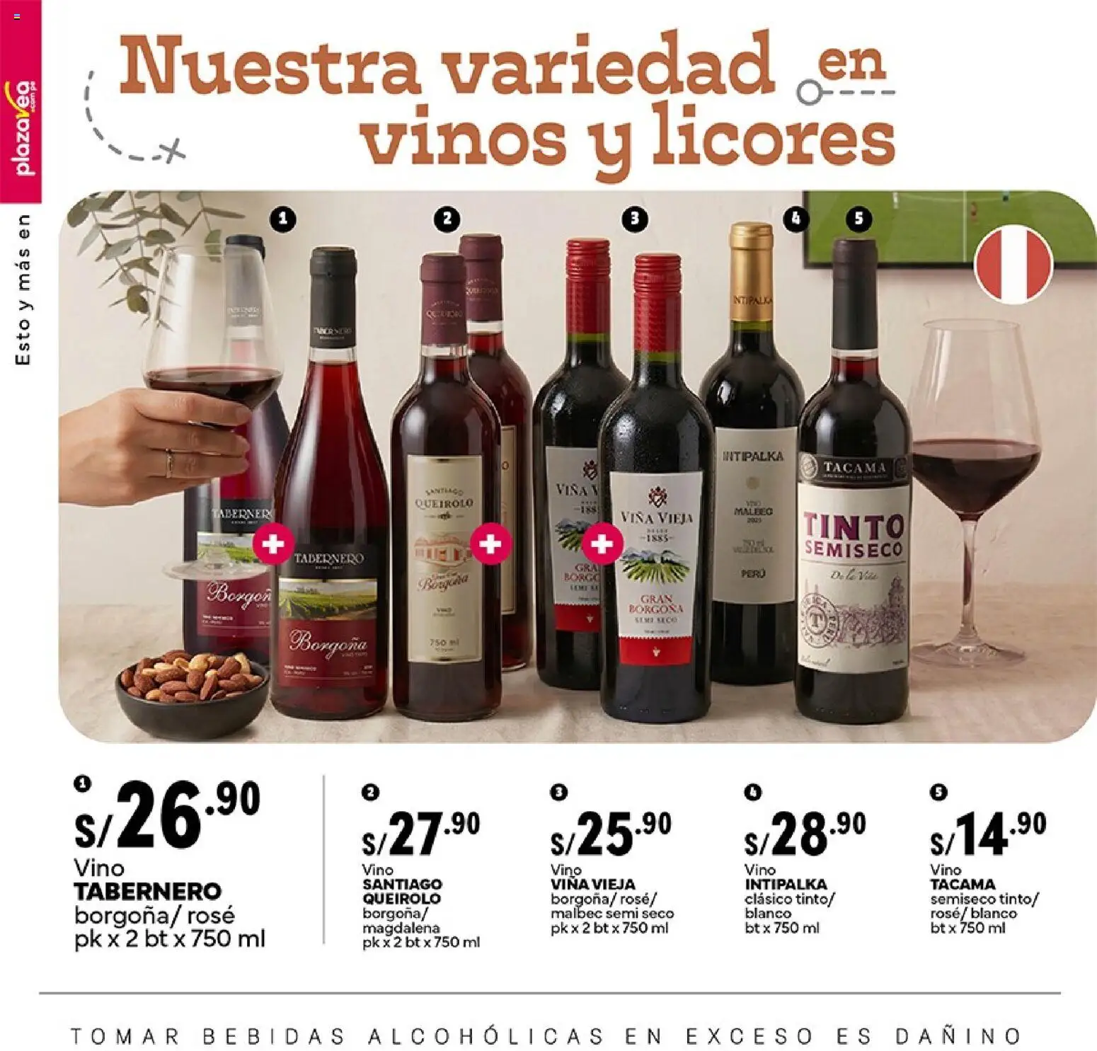 Catálogo Plaza Vea válido desde 12.06.2026 | Página: 20 | Productos: Vino
