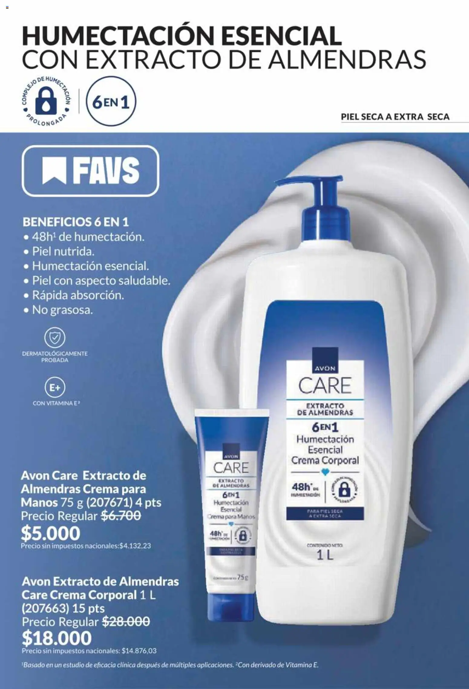 Catálogo AVON Campaña 5/2026 │ válido desde el 01.05.2026 | Página: 153 | Productos: Almendras, Crema