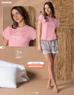 Vista previa de Andrea catálogo Lencería & vestir interior, nuevo folleto de la tienda, válido en México a partir del 24.05.2026 | Página: 20 | Productos: Pijama, Algodón, Lenceria