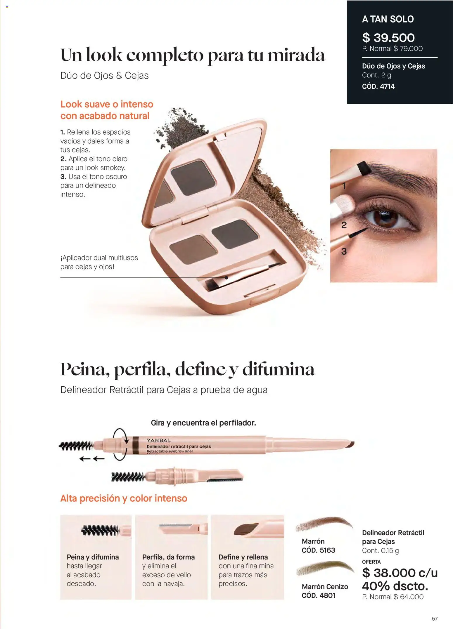 Yanbal revista - valida desde el 18/07/2026 | Página: 57 | Productos: Agua, Delineador