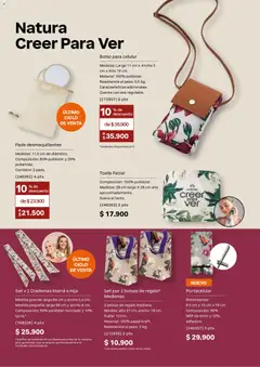 Natura catálogo Ciclo 14 -  Vista previa de la revista de la tienda Natura valido desde el 02/09/2026 | Página: 171 | Productos: Bolso, Peso, Toalla