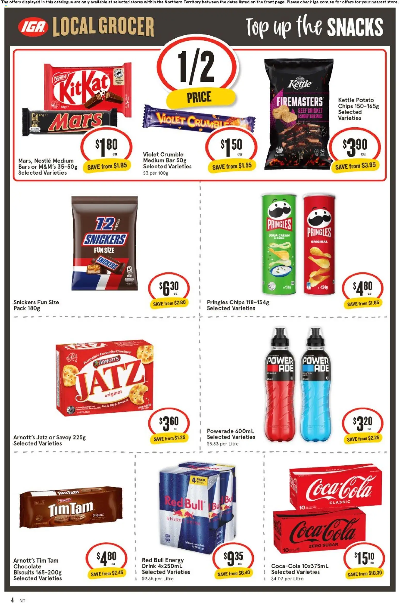 IGA catalogue - valid from 20.05.2026 | Page: 5 | Products: Sour cream, Beef, Chips, Kettle