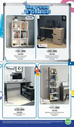 Jumbo Regresa a clase -  Vista previa de la revista de la tienda Jumbo valido desde el 25/07/2026 | Página: 9 | Productos: Escritorio, Pava, Sobre, Biblioteca