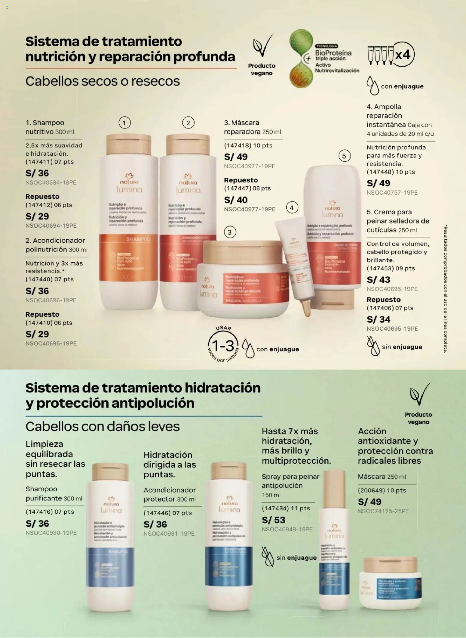 Catálogo Natura válido desde 05.05.2026 | Página: 137 | Productos: Máscara, Acondicionador, Caja, Crema