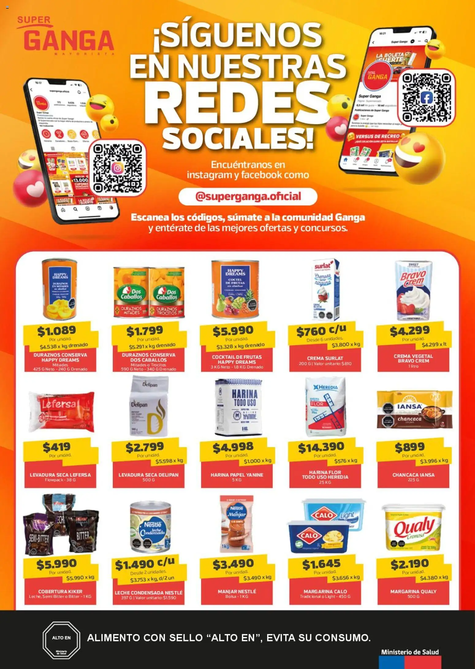 Super Ganga Ofertas │ válido desde el 16.06.2026 | Página: 4 | Productos: Levadura, Harina, Crema, Manjar