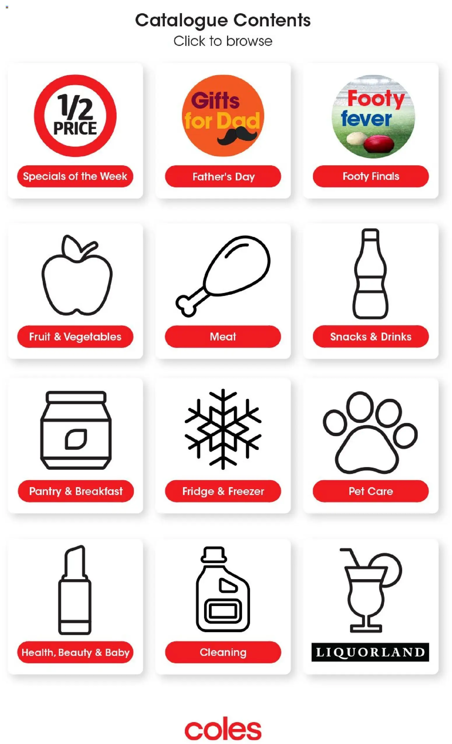 Coles catalogue - valid from 02/09/2026 | Page: 1 | Products: Snacks, Lipstick, Fruit, Fridge