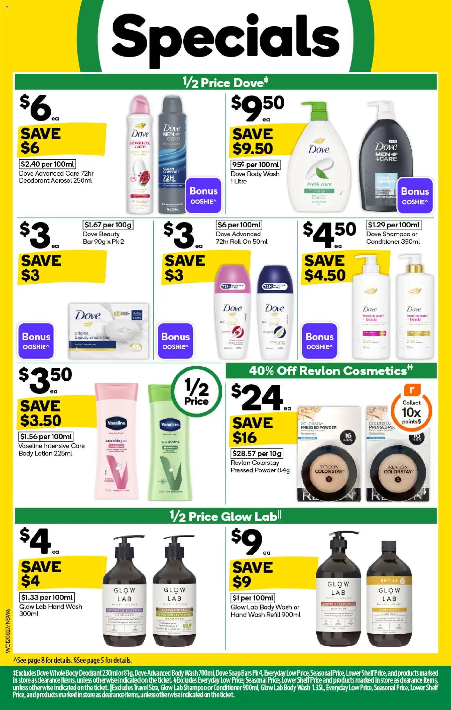 Woolworths catalogue - valid from 12/08/2026 | Page: 6 | Products: Shelf, Shampoo, Conditioner, Body lotion