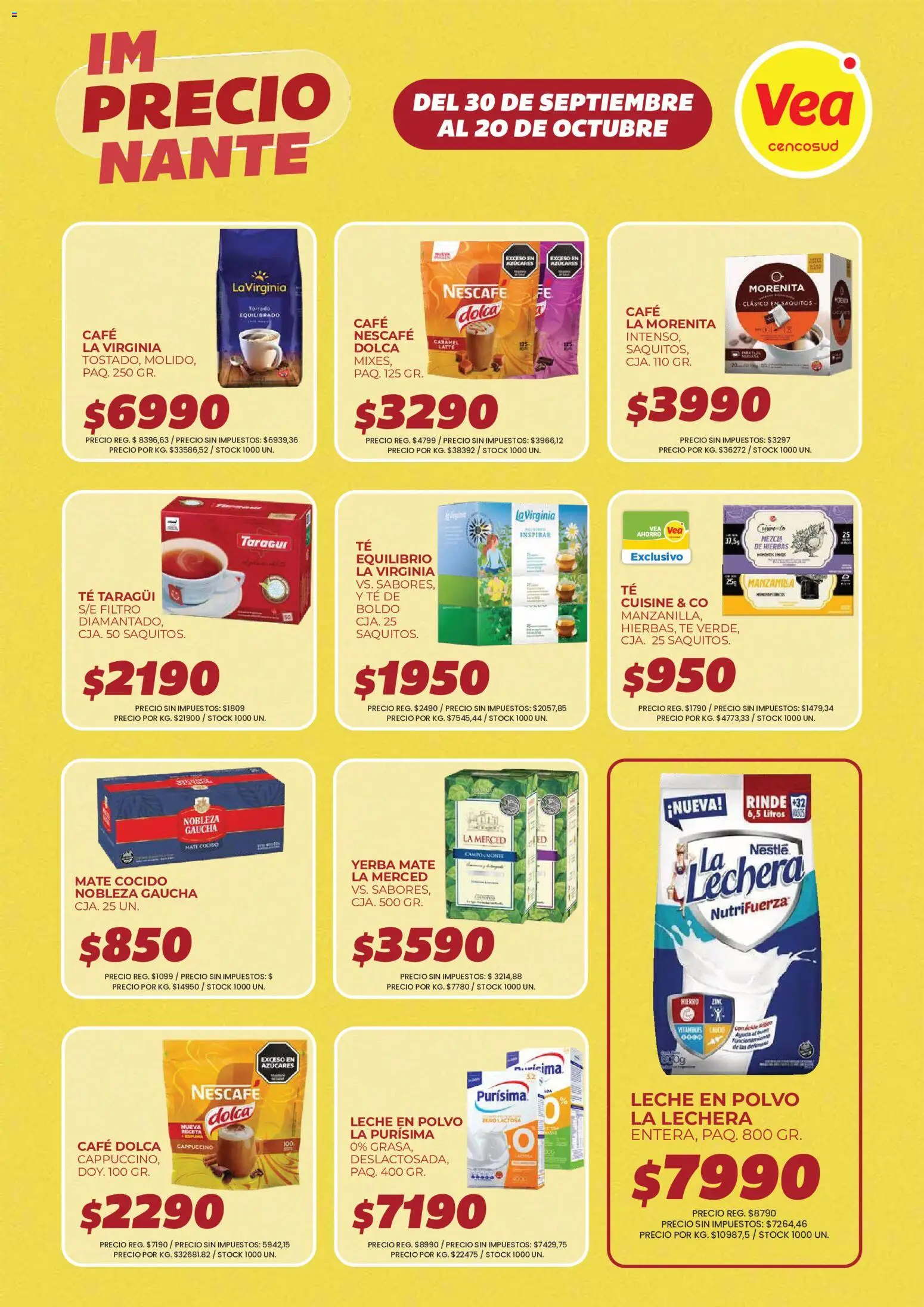 Vea - Ofertas │ válido desde el 30/09/2026 | Página: 4 | Productos: Mate, Yerba, Polvo, Mate cocido