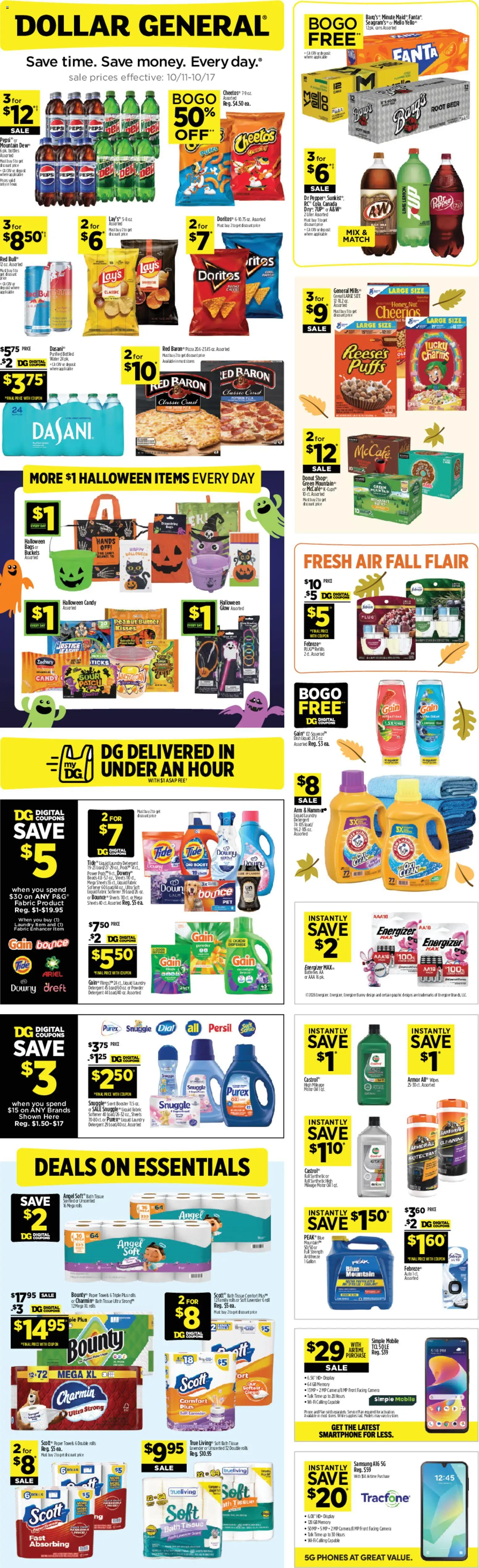 Dollar General Weekly Ad - valid from 10/11/2026 | Page: 1
