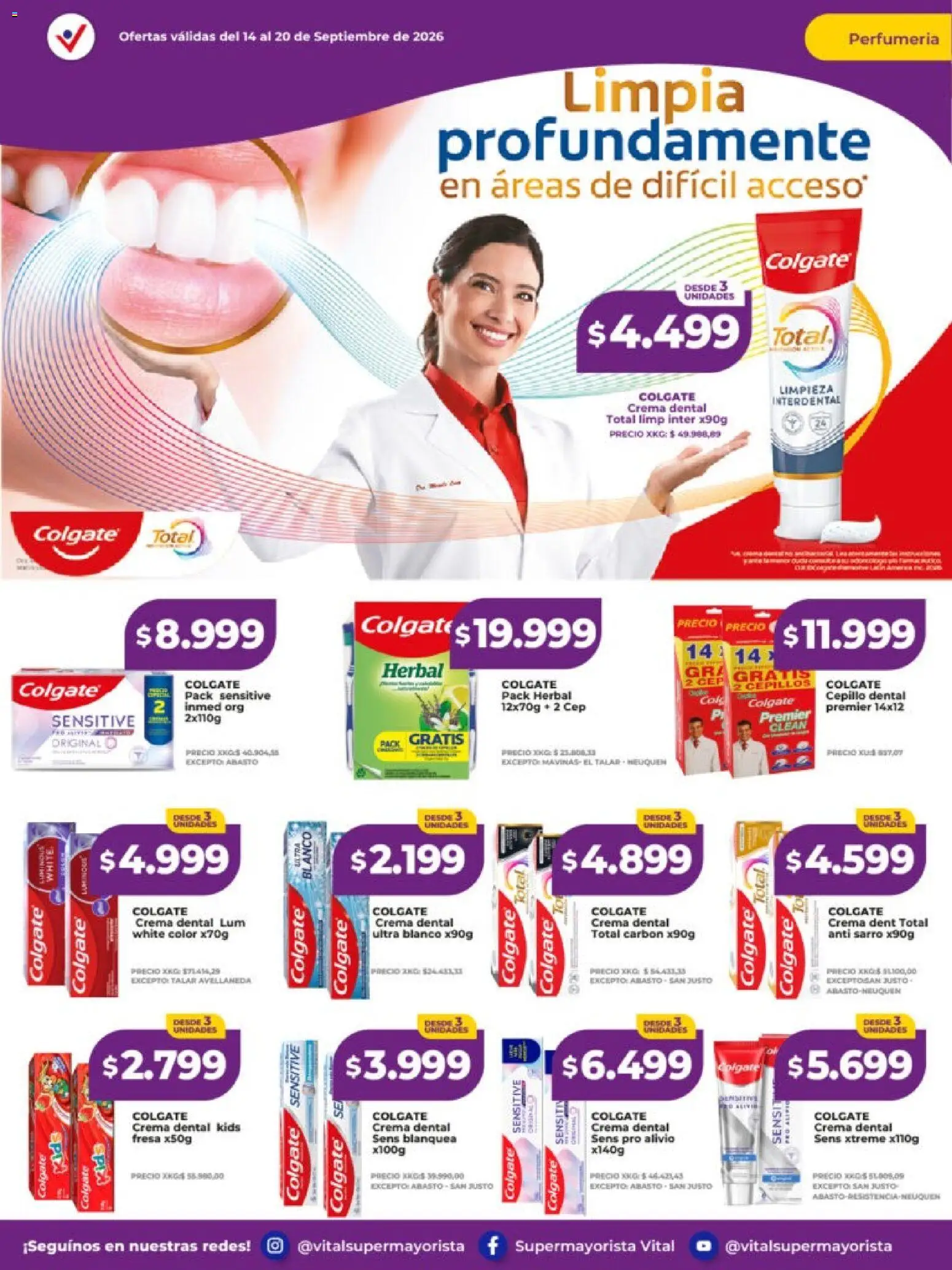 Vital - Ofertas │ válido desde el 14/09/2026 | Página: 5 | Productos: Cepillo, Crema