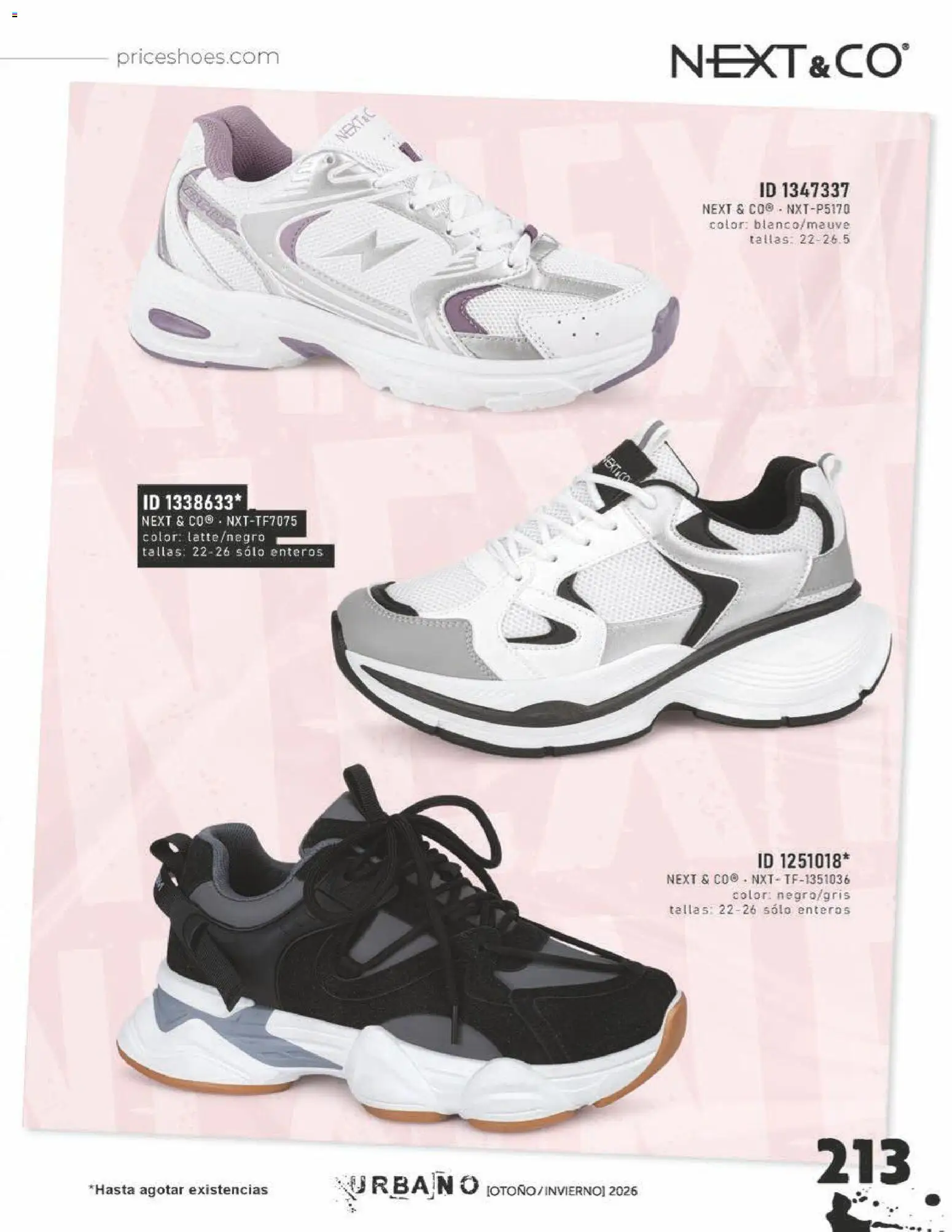 Nuevas ofertas de Price Shoes válidas en toda la República Mexicana desde el 31/07/2026. ¡Encuentra las mejores ofertas en Price Shoes catálogo Urbano! | Página: 213