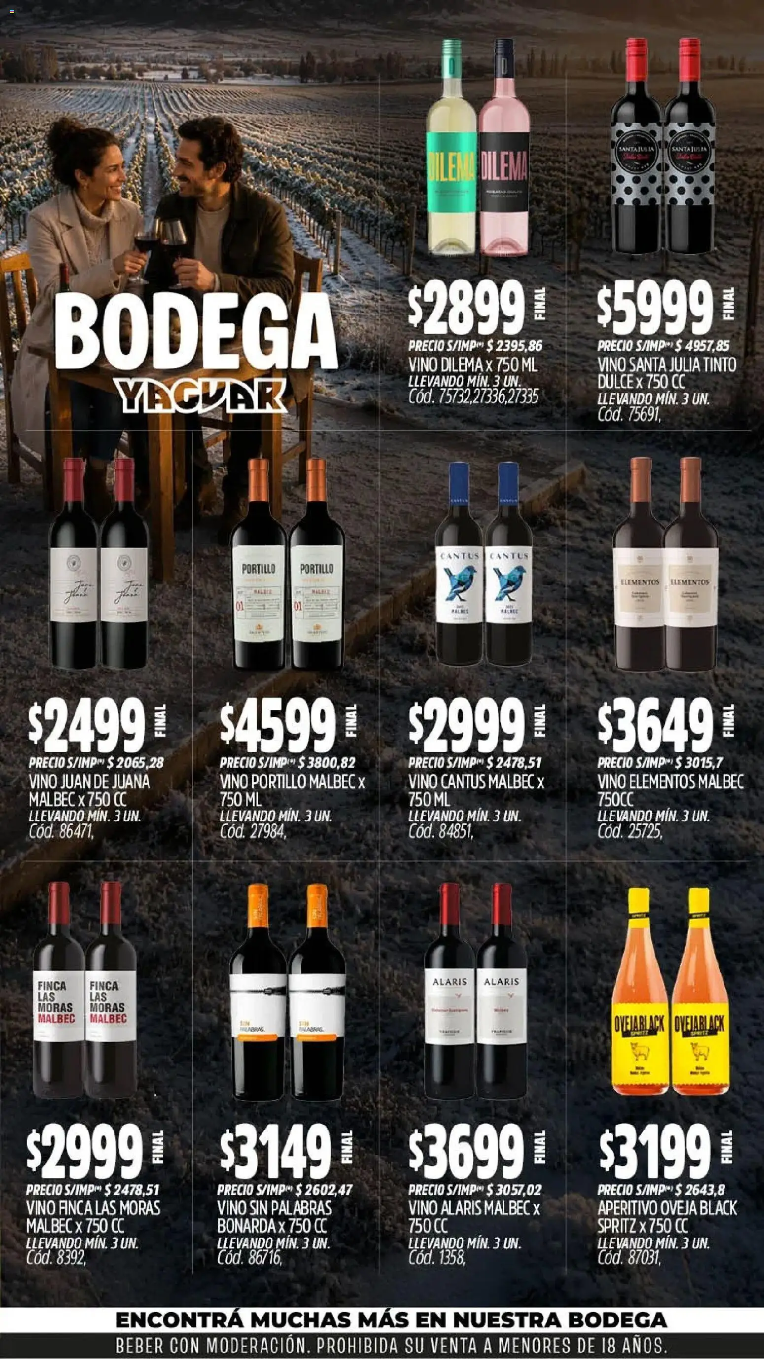 Yaguar - Oferta Semanal Misiones │ válido desde el 20/07/2026 | Página: 4 | Productos: Vino