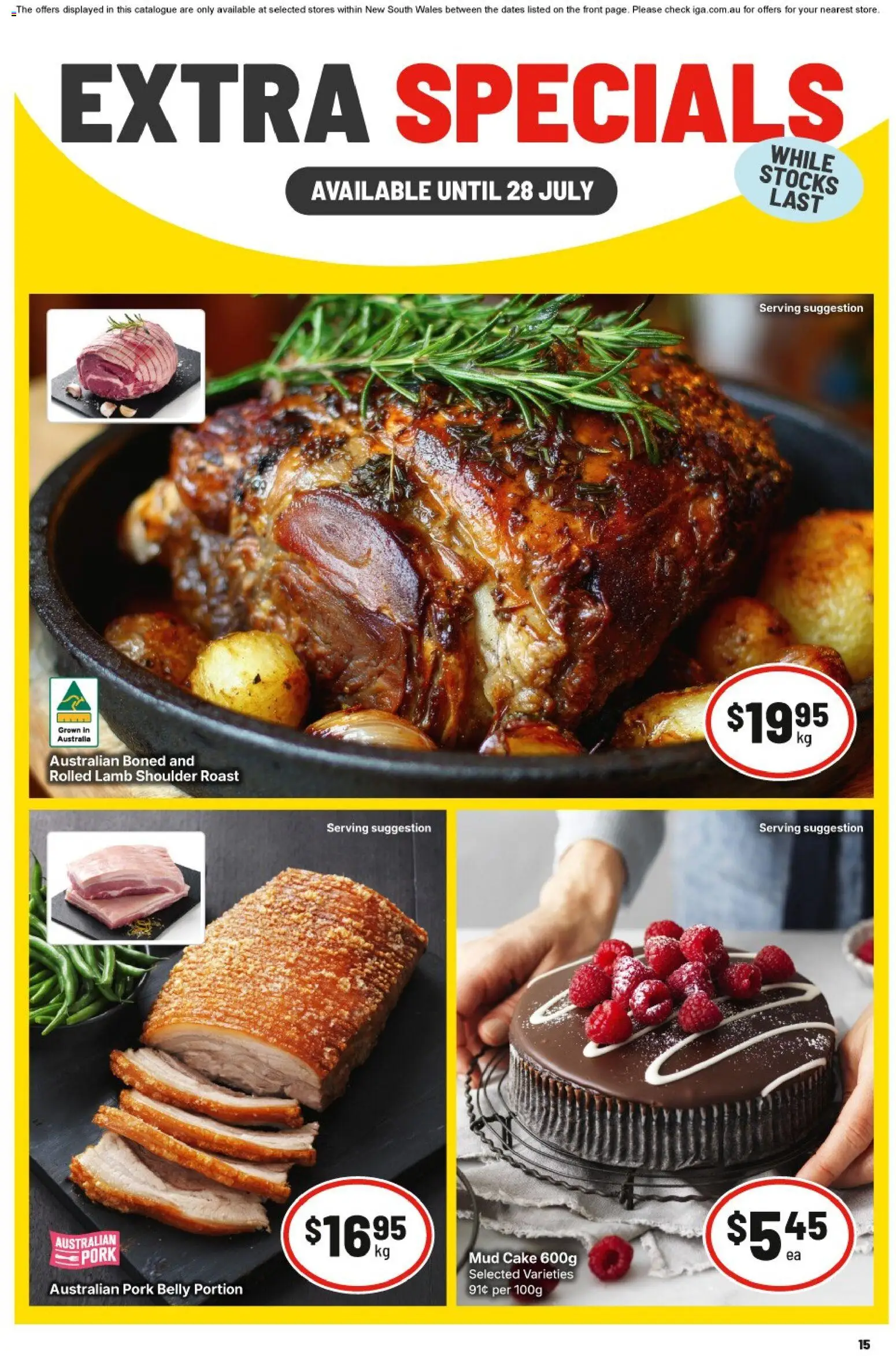 IGA catalogue - valid from 08/07/2026 | Page: 15 | Products: Pork, Lamb