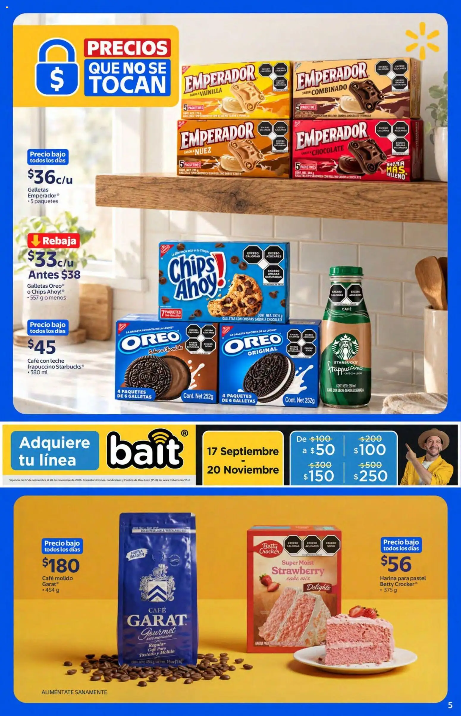 Nuevas ofertas de Walmart válidas en toda la República Mexicana desde el 21/10/2026. ¡Encuentra las mejores ofertas en Walmart folleto Precios que no se tocan! | Página: 4