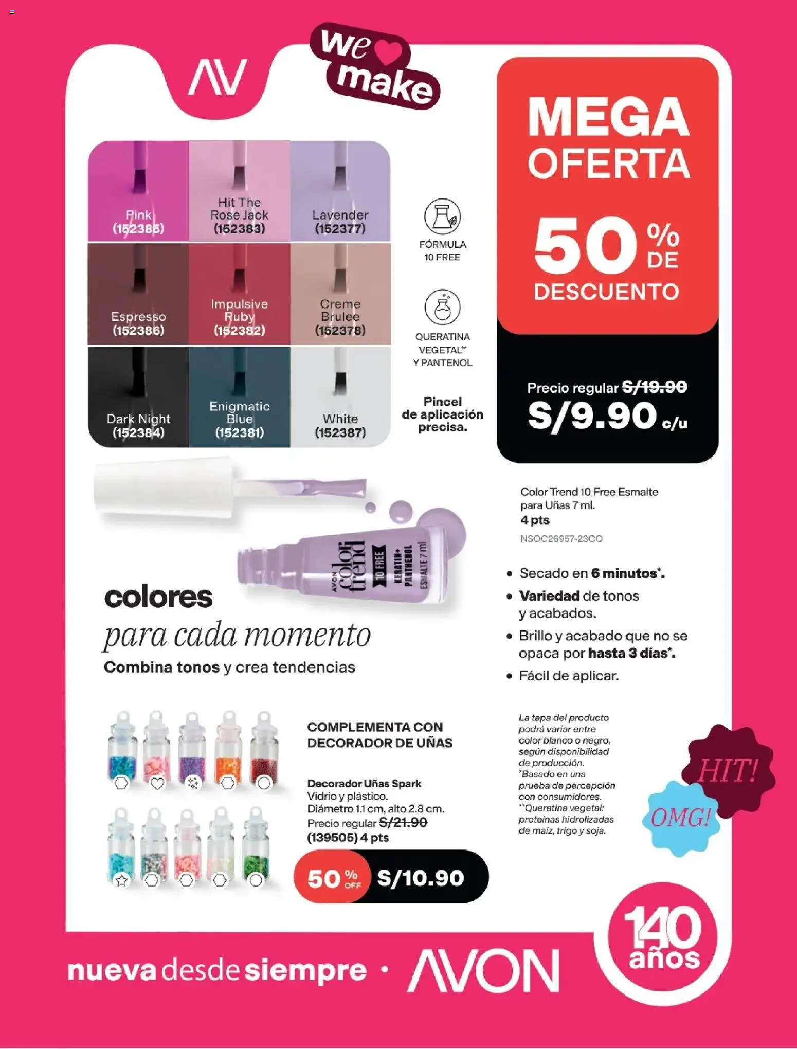 Catálogo Avon válido desde 11/08/2026 | Página: 68 | Productos: Pincel, Tapa