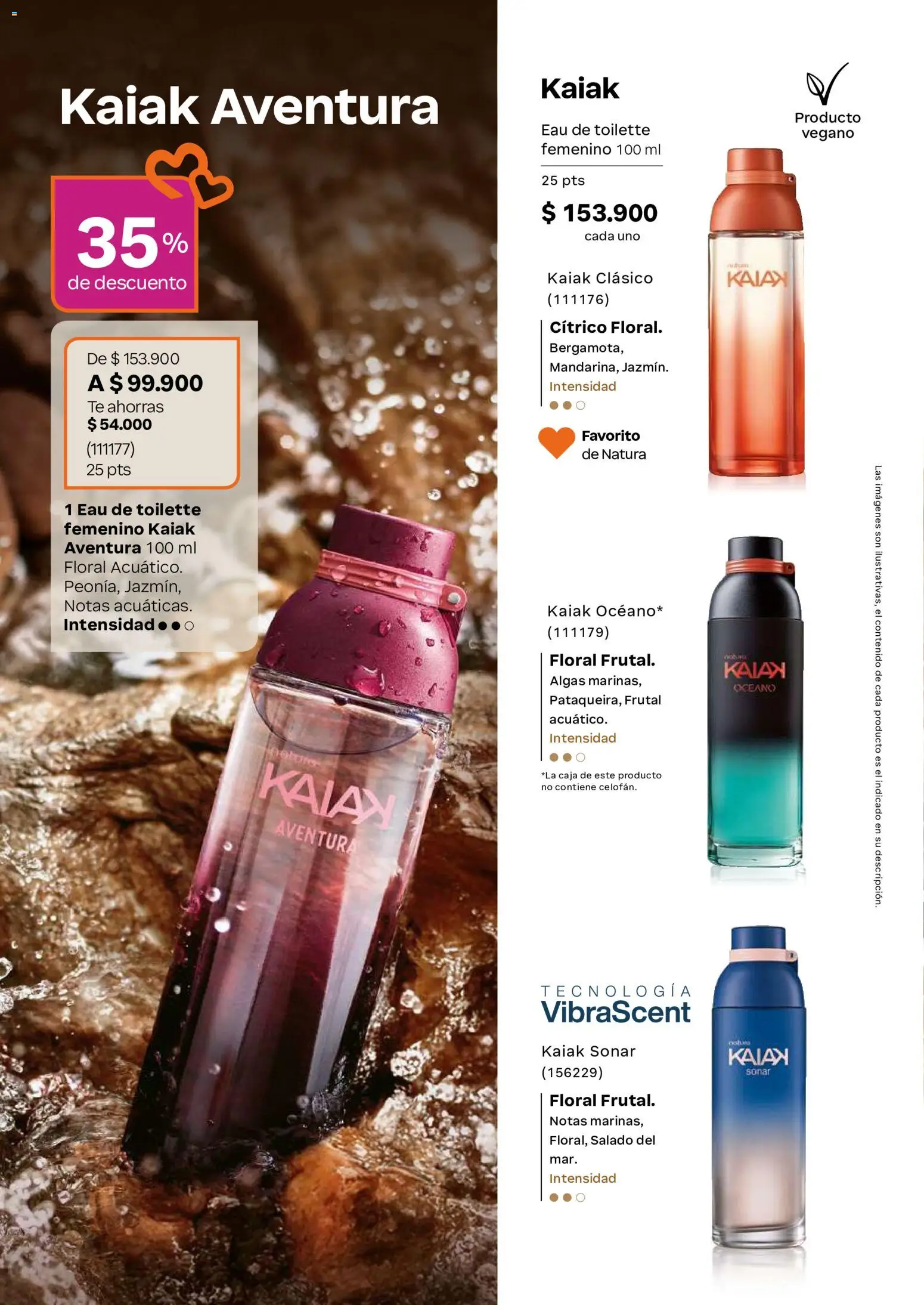 Natura revista - valida desde el 22/07/2026 | Página: 62 | Productos: Té, Caja, Eau de toilette