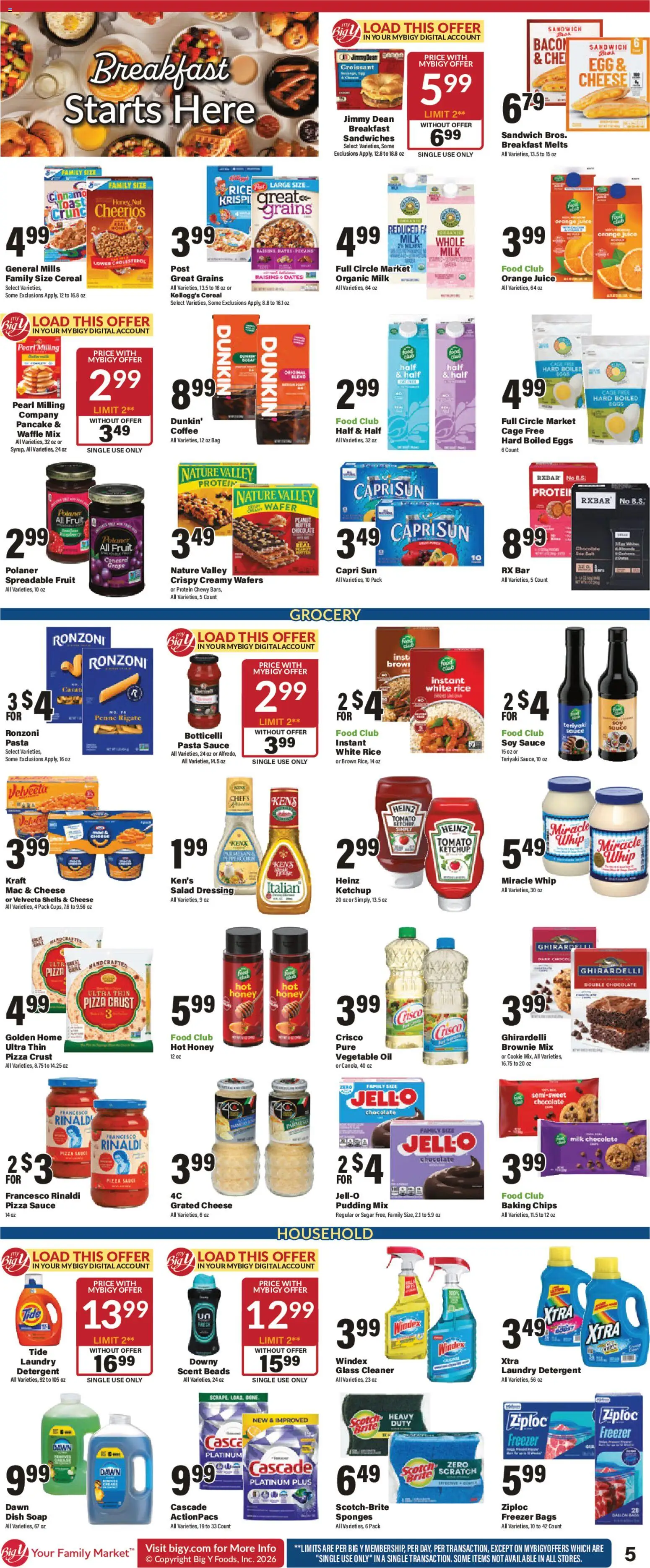 Big Y Weekly Ad - valid from 09/17/2026 | Page: 9 | Products: Honey, Coffee, Ketchup, Soy sauce