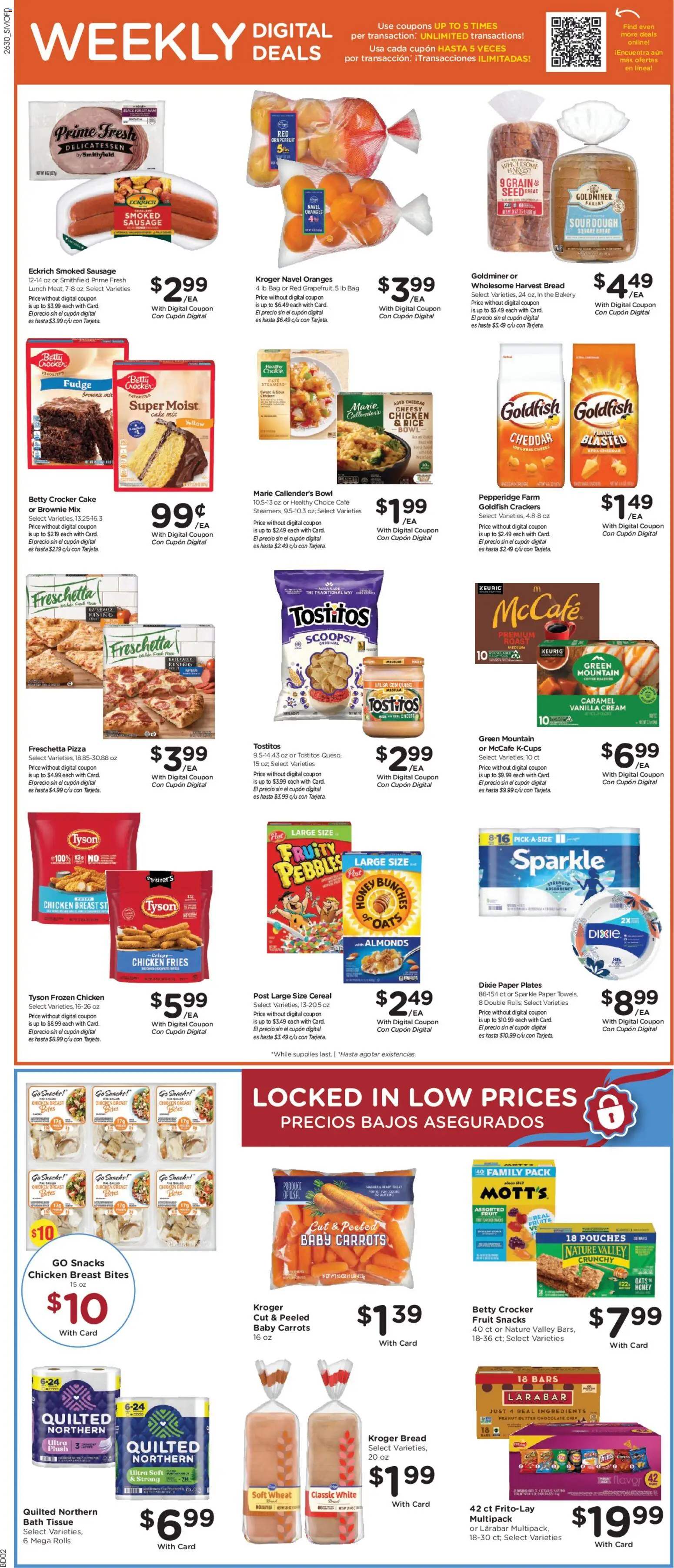 Smith's Weekly Ad - valid from 08/26/2026 | Page: 4 | Products: Honey, Rice, Grapefruit, Cake