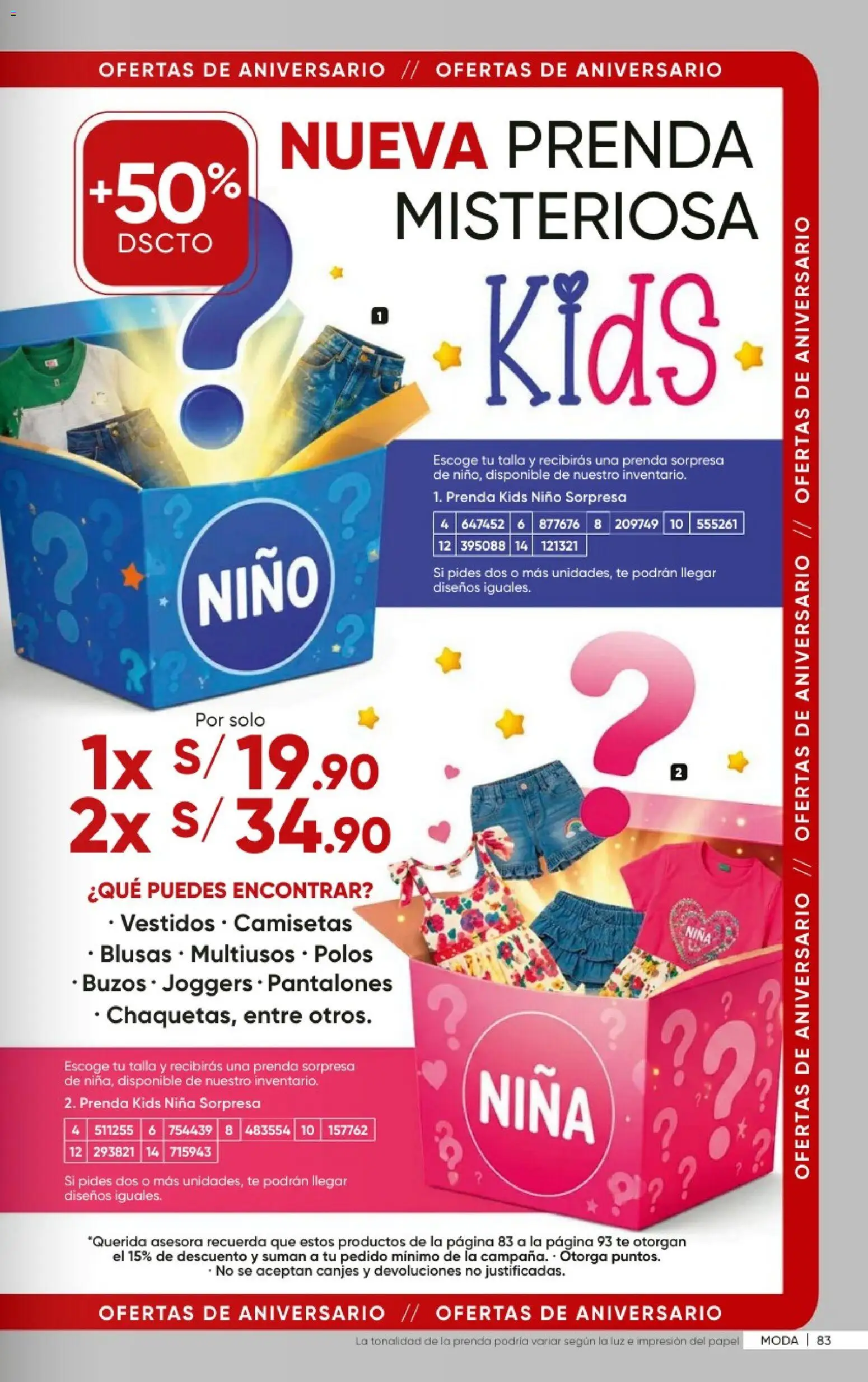 Catálogo Azzorti válido desde 20/09/2026 | Página: 85 | Productos: Té, Pantalones
