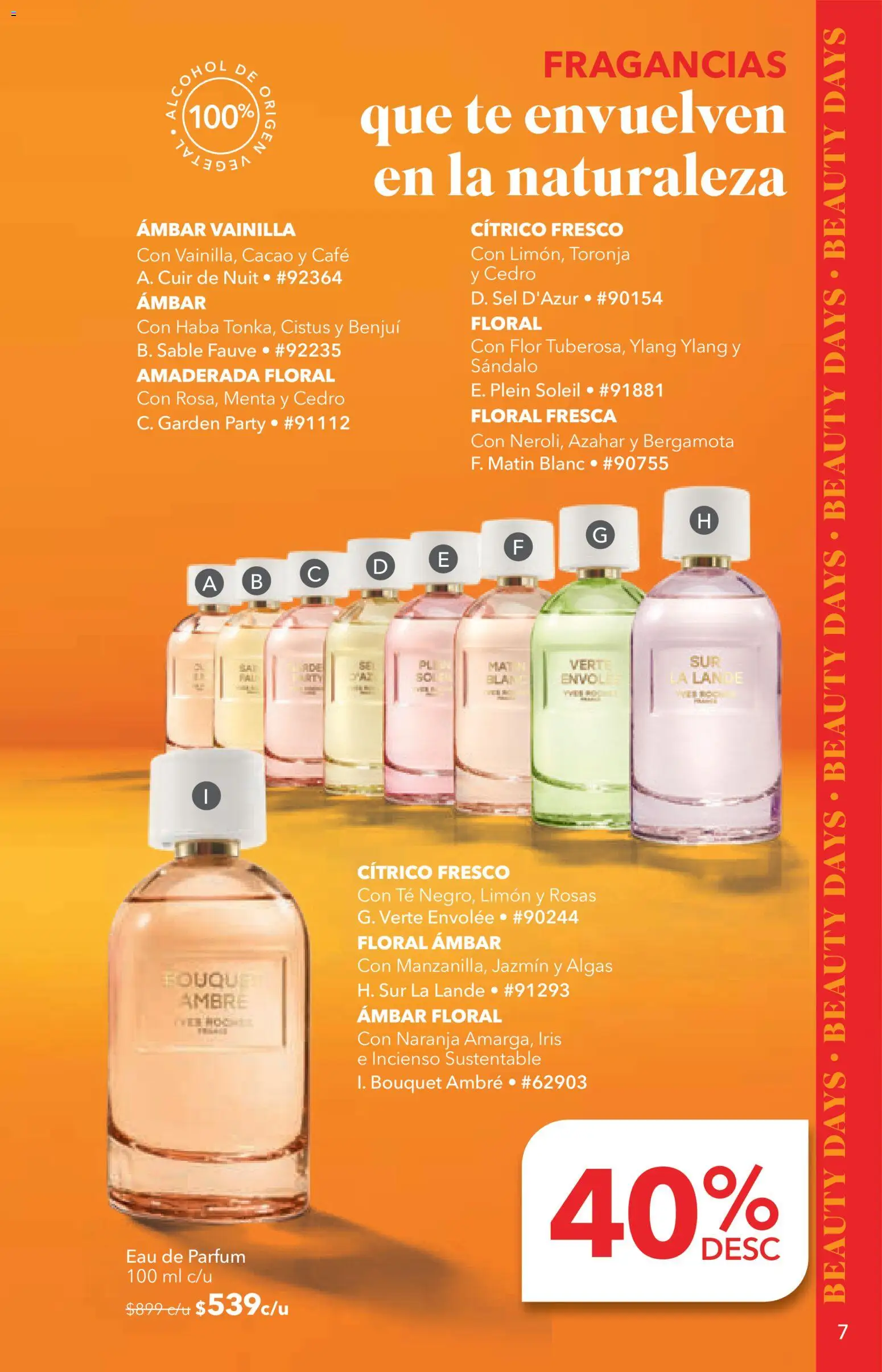 Nuevas ofertas de Yves Rocher válidas en toda la República Mexicana desde el 14/07/2026. ¡Encuentra las mejores ofertas en Yves Rocher campaña 10 2026! | Página: 7 | Productos: Limón, Toronja, Café, Cacao