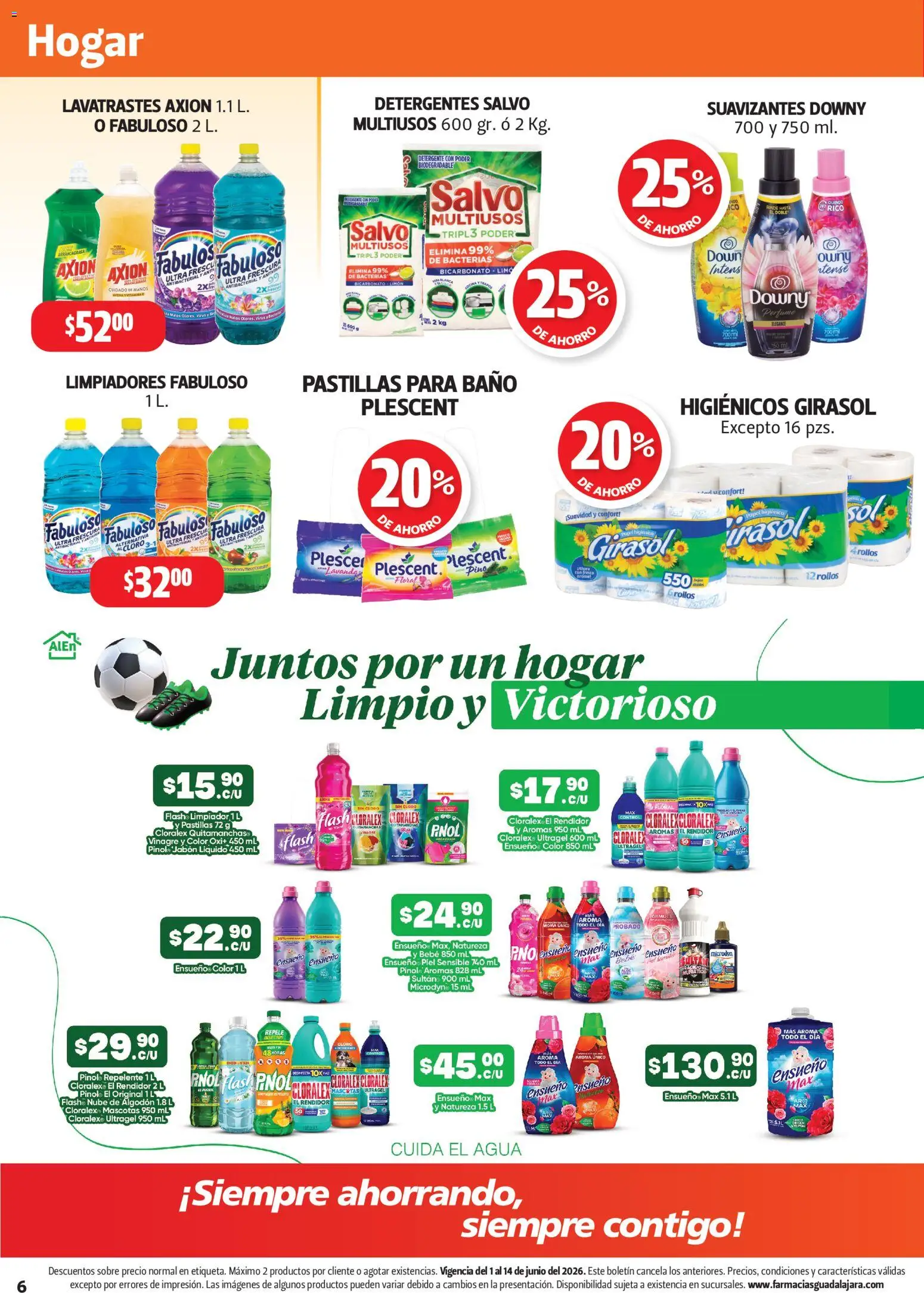 Nuevas ofertas de Farmacia Guadalajara válidas en toda la República Mexicana desde el 01.06.2026. ¡Encuentra las mejores ofertas en Farmacia Guadalajara catálogo! | Página: 6
