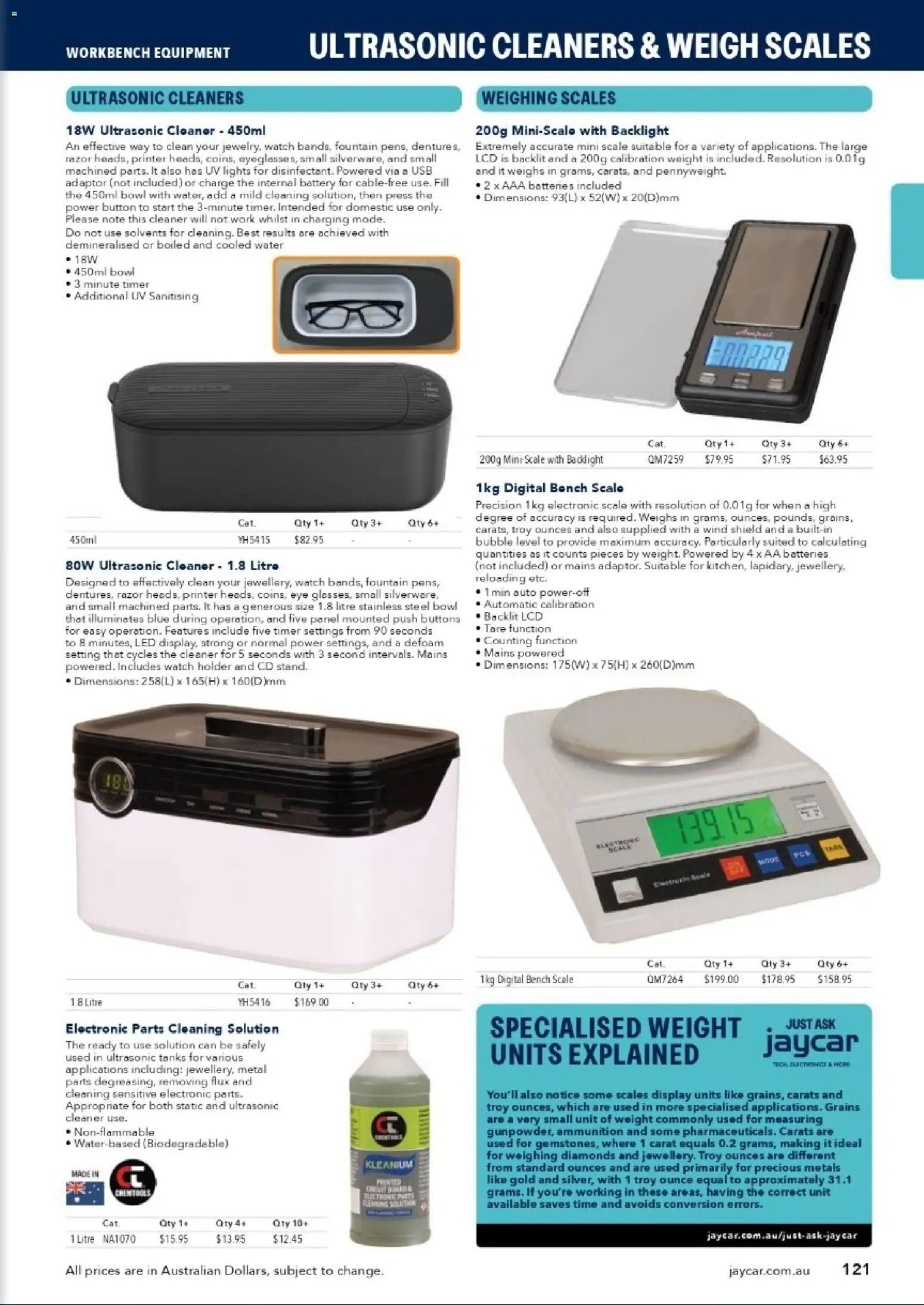 Jaycar catalogue - valid from 31/08/2026 | Page: 119 | Products: Razor, Adaptor, Batteries, Watch