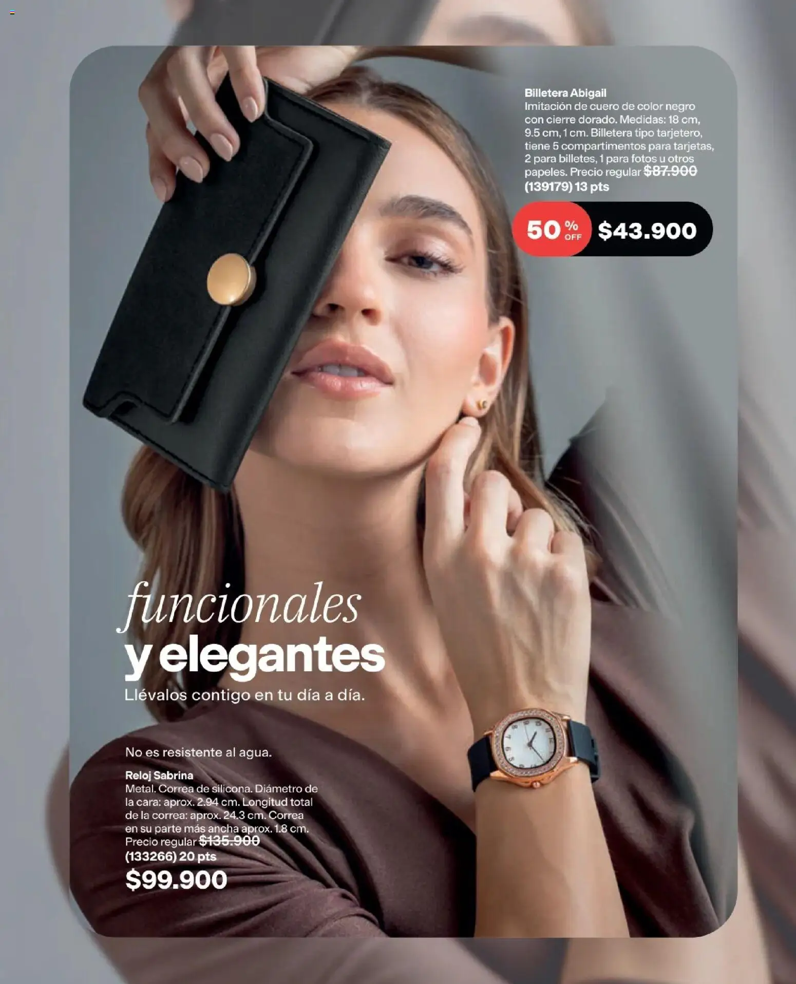 Avon revista - valida desde el 15/07/2026 | Página: 96 | Productos: Billetera, Reloj