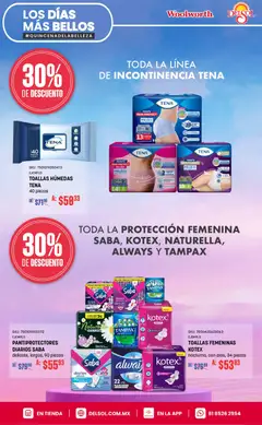 Vista previa de Del Sol y Woolworth catálogo, nuevo folleto de la tienda, válido en México a partir del 14.05.2026 | Página: 16 | Productos: Ropa, Banco, Malla, Pants