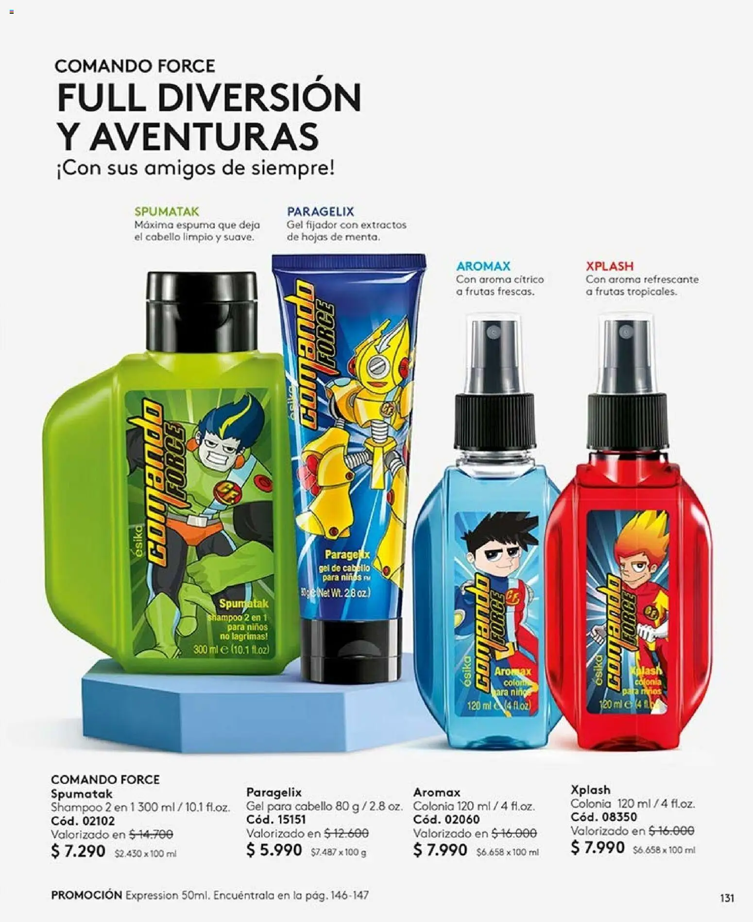 Catálogo Ésika Campaña 13 │ válido desde el 25.07.2026 | Página: 131 | Productos: Fijador, Espuma, Shampoo