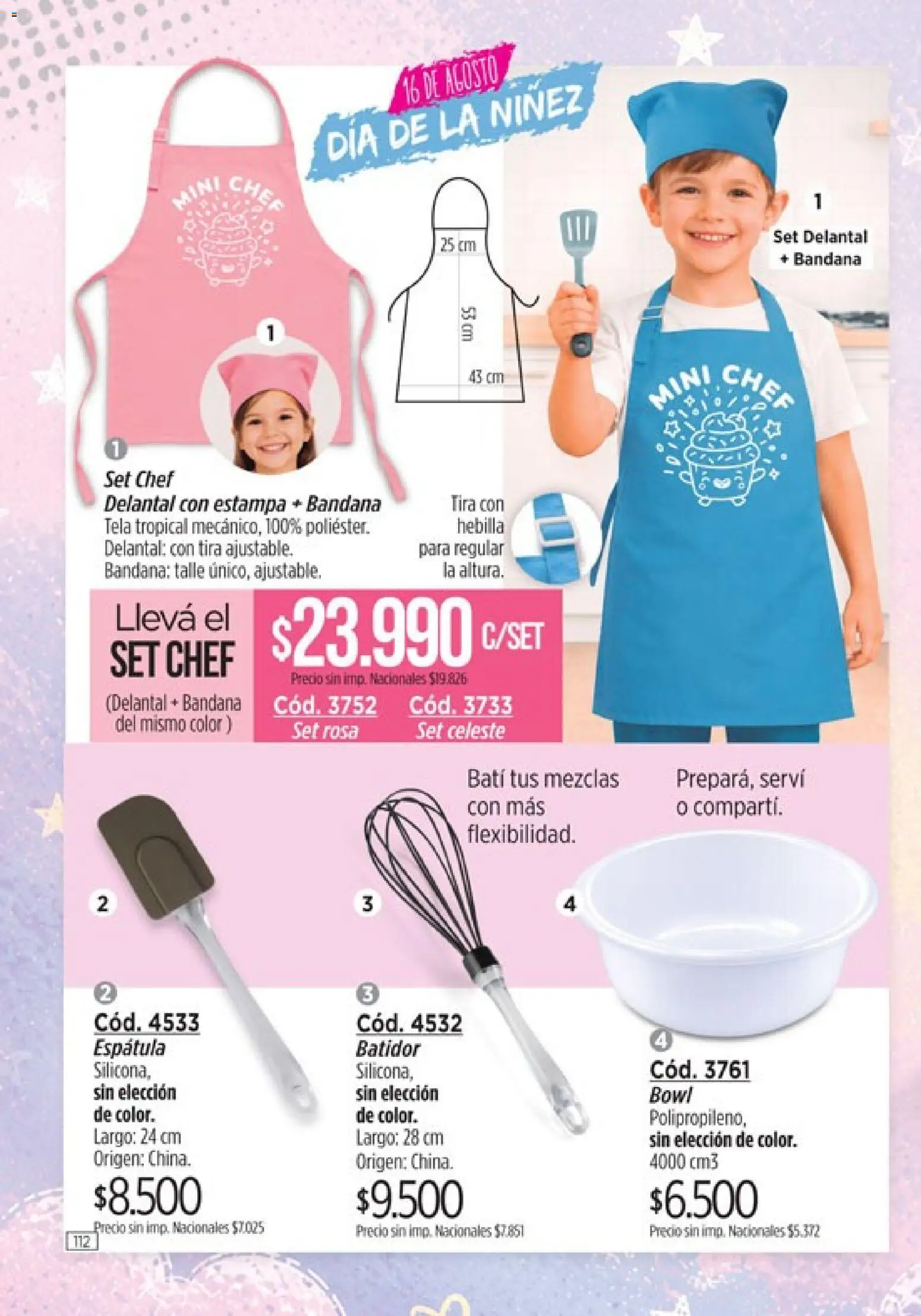 Amodil - Campaña 11 │ válido desde el 01.07.2026 | Página: 112 | Productos: Bowl, Hebilla, Bandana, Delantal