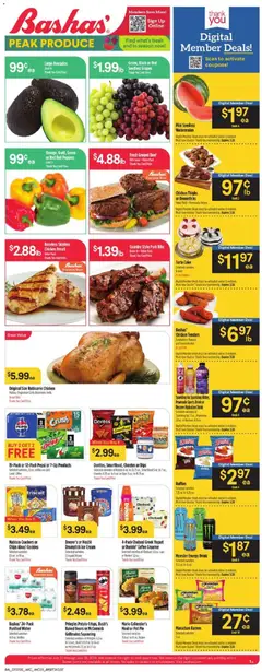 Preview of Basha's weekly ads valid from 07/22/2026