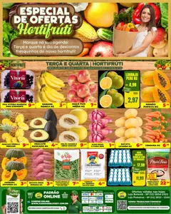 Supermercado Padrão ofertas Hortifruti - Pré-Visualização do folheto da loja Supermercado Padrão, válido de 30/06/2026