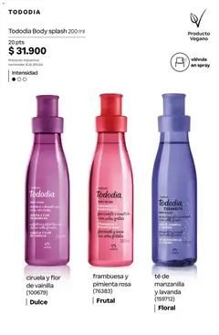 Vista previa Catálogo Natura Ciclo 10 válido desde el 30/06/2026 | Página: 106 | Productos: Body, Pimienta, Té