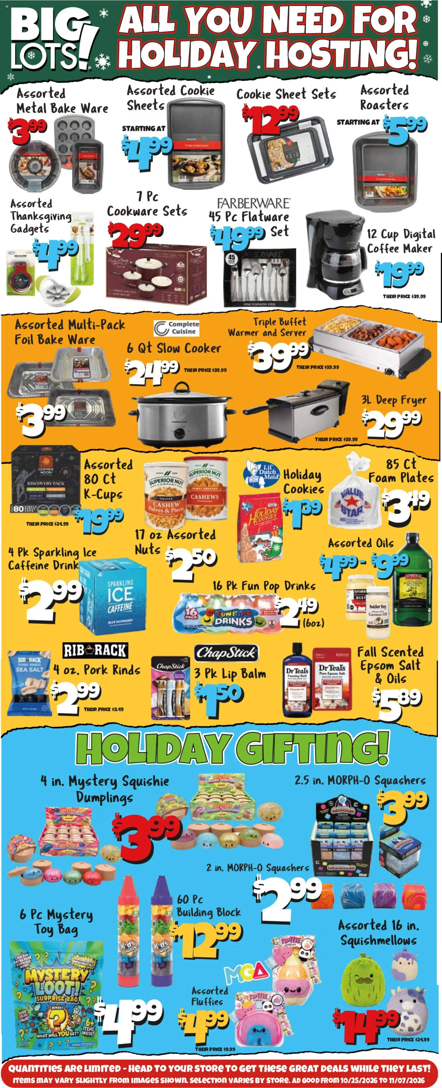 Big Lots Weekly Ad - valid from 10/25/2026 | Page: 1
