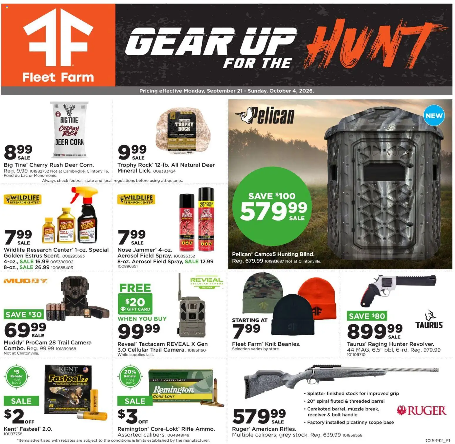 Mills Fleet Farm Weekly Ad - valid from 09/21/2026 | Page: 1