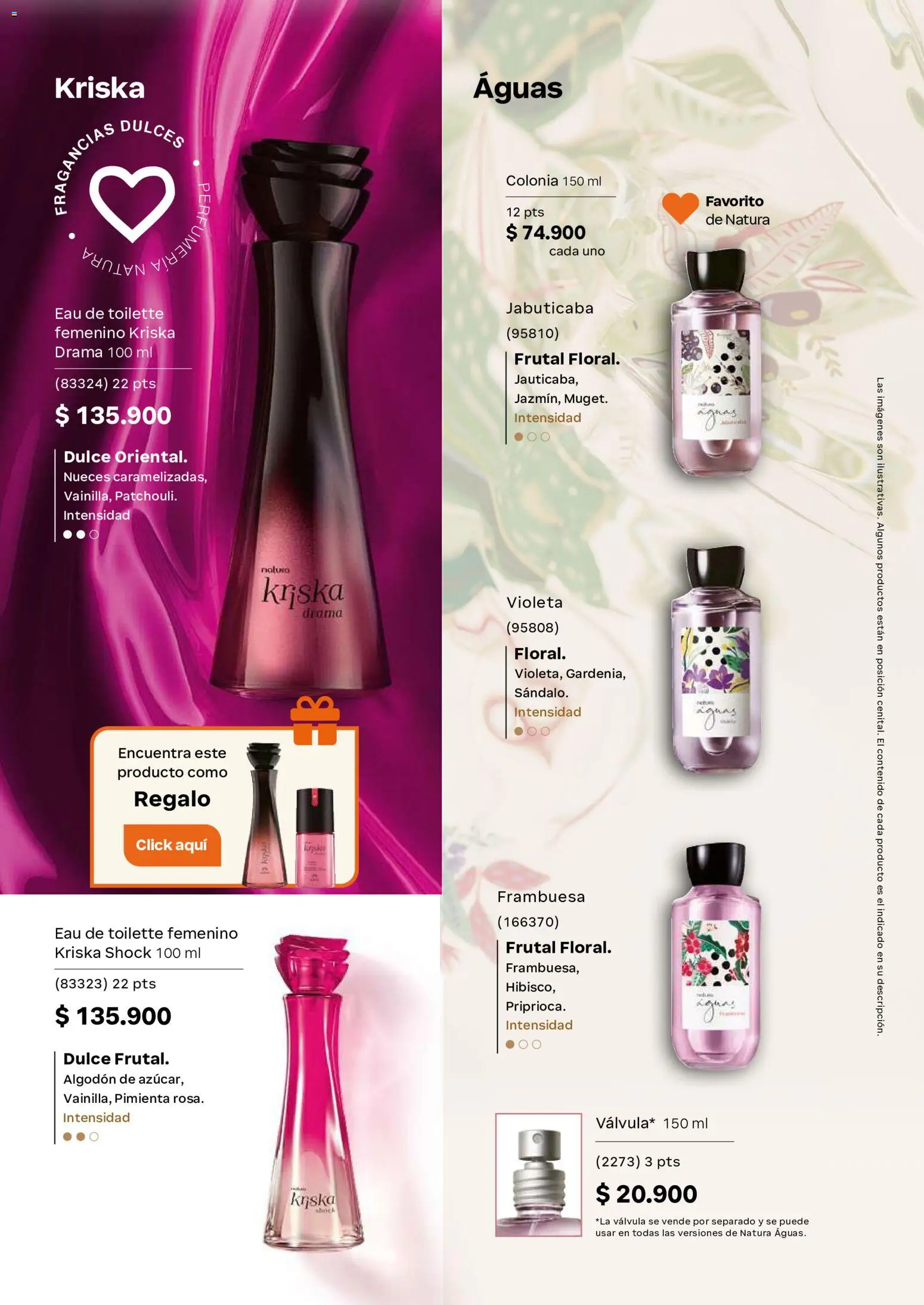 Natura revista - valida desde el 23/09/2026 | Página: 73 | Productos: Algodón, Nueces, Dulces, Válvula